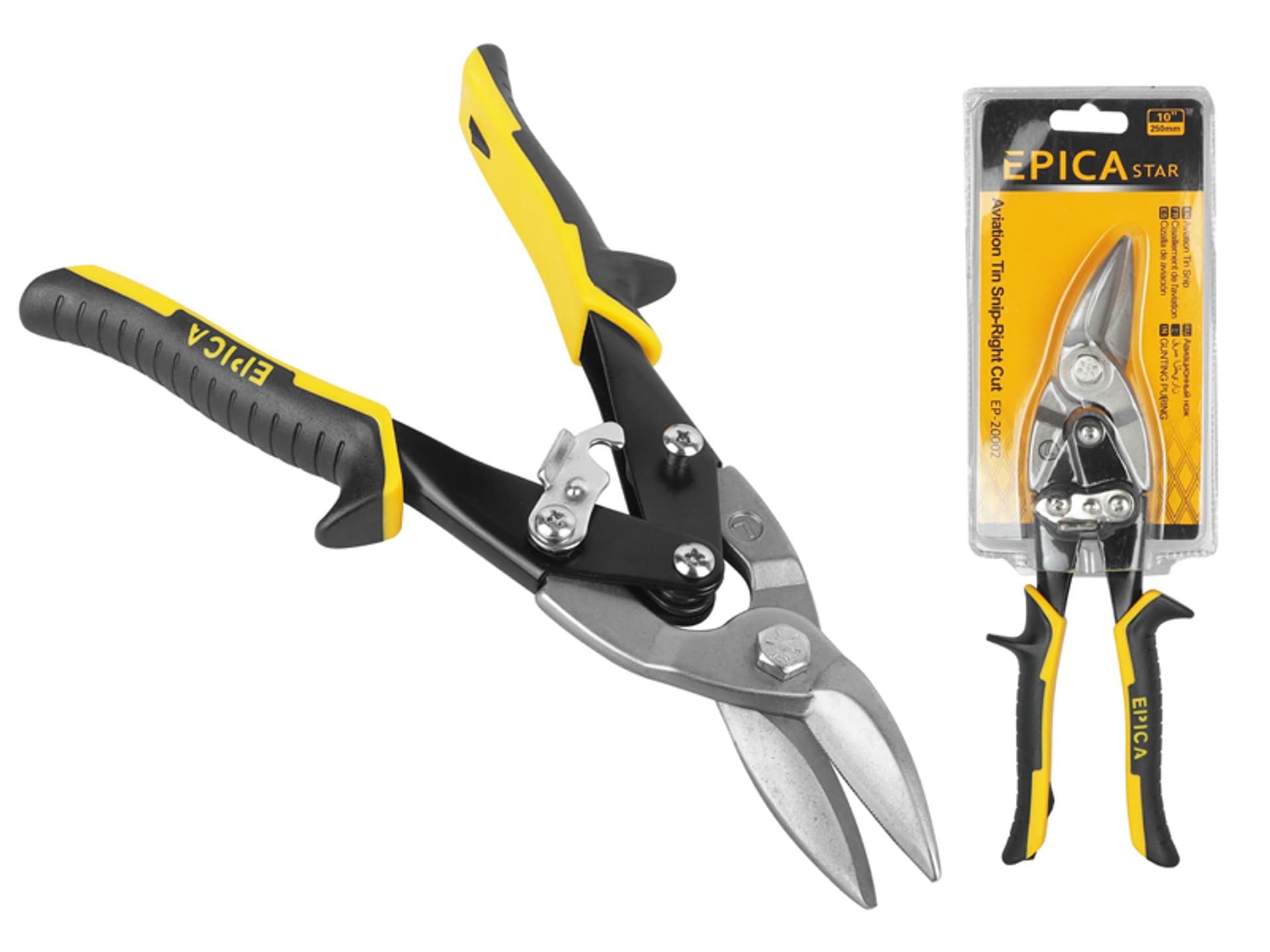 

Nożyce do cięcia blachy prawe, 10", 250 mm. (1LM)