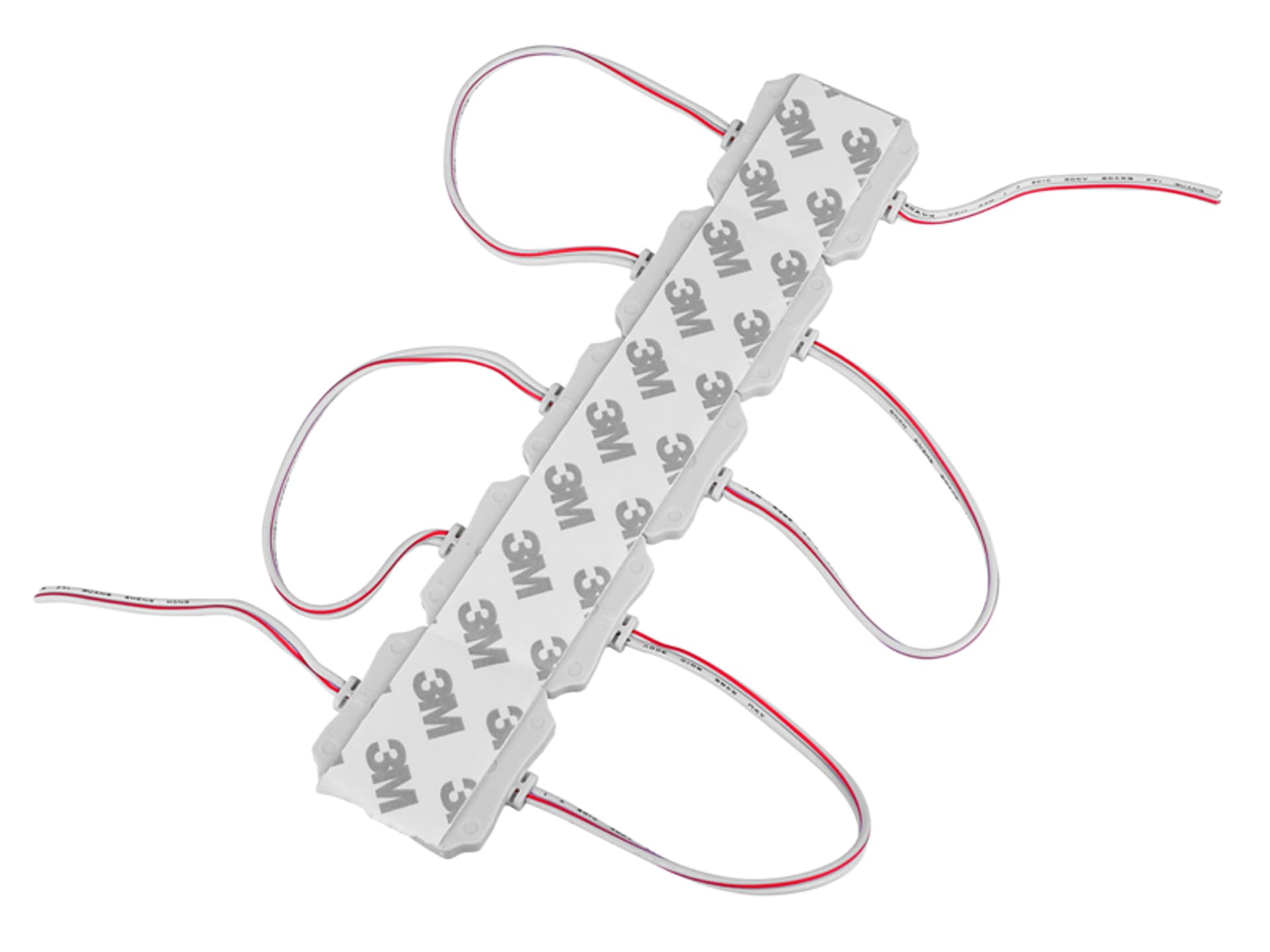 

5 szt. PS Moduł LED-5050 4 diody, czerwony, wodoodporny.