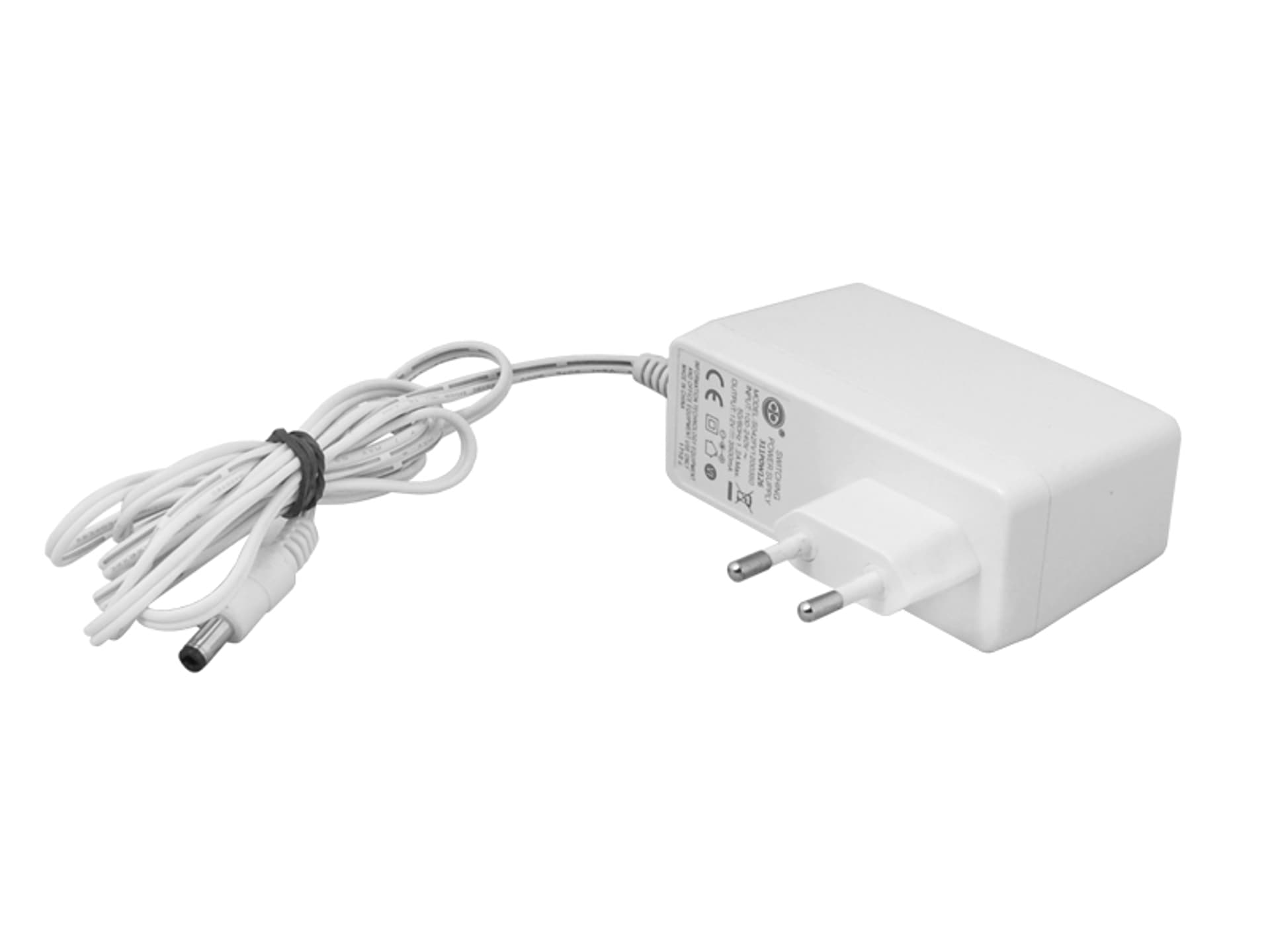 

1 szt. Zasilacz 12V/3.5A DC 2,5/5,5 (+), biały.