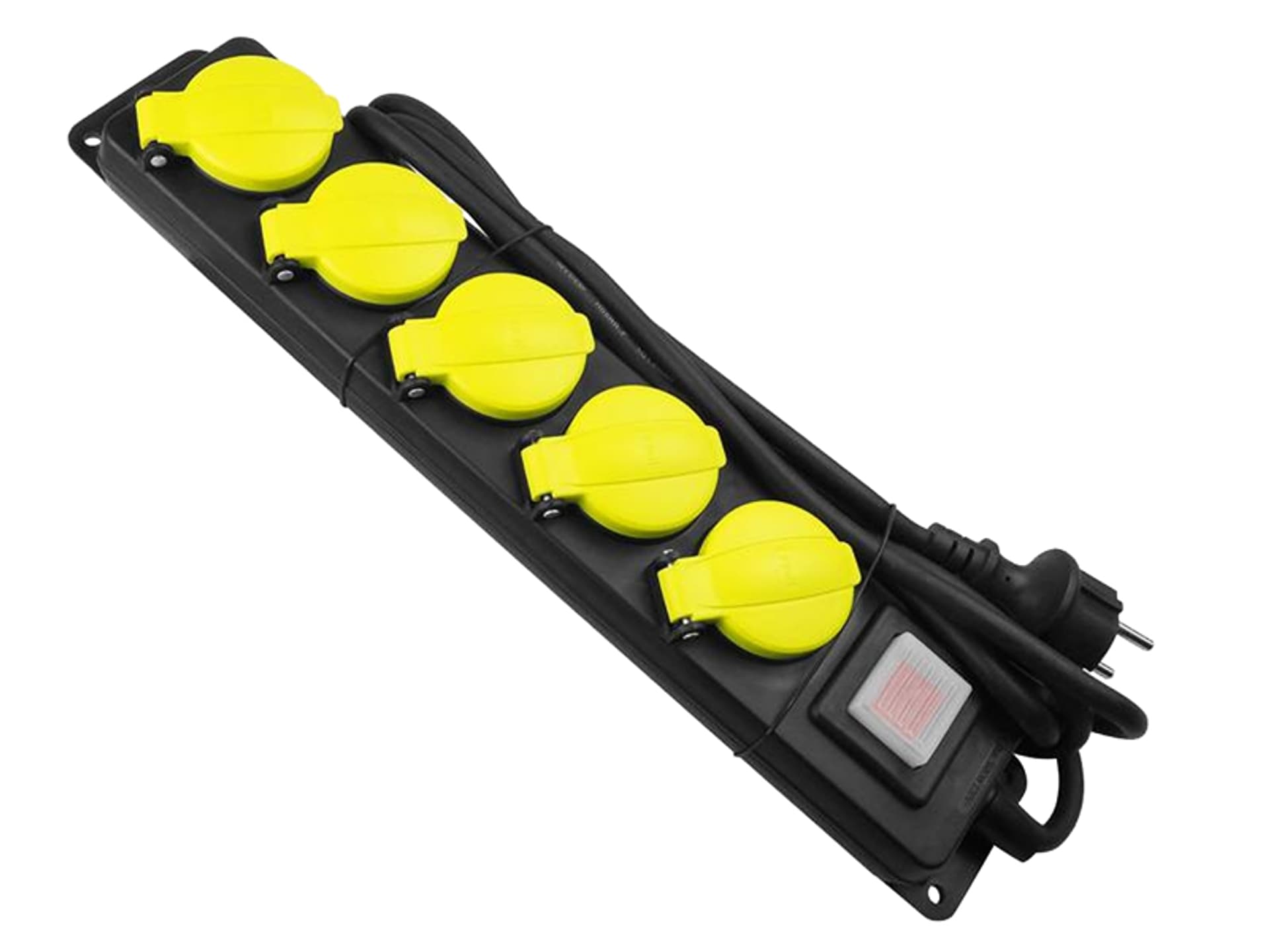 

1 szt. PS Przedłużacz warsztatowy 5x230V IP44 H05RR-F 3G, 1,5, 5m.