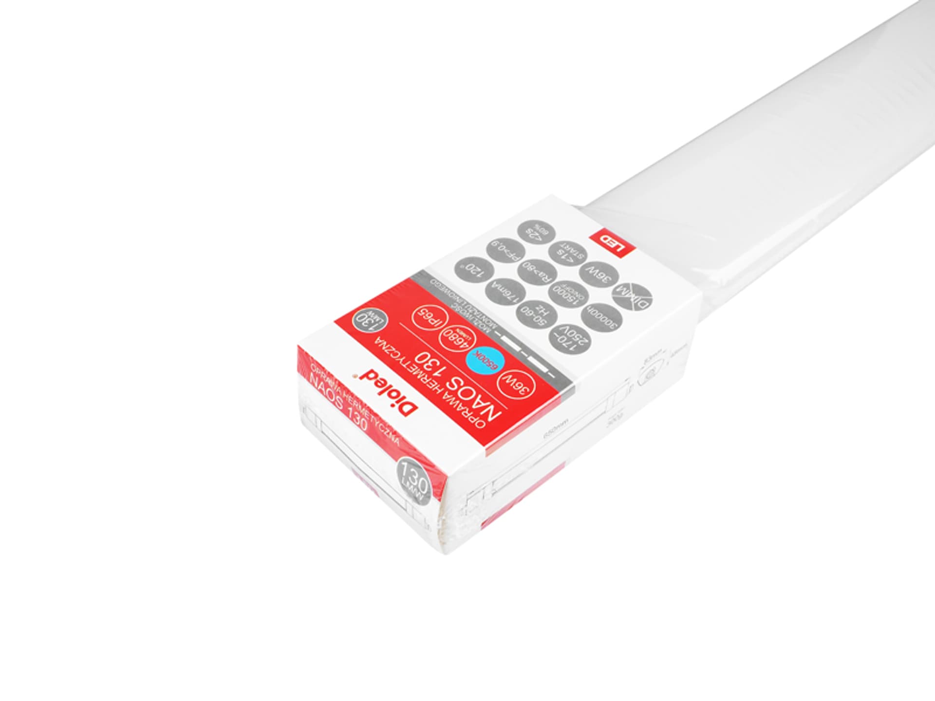 

1 szt. Oprawa LED DIOLED NAOS 130 36W BZ 6500K 4680LM 60CM IP65