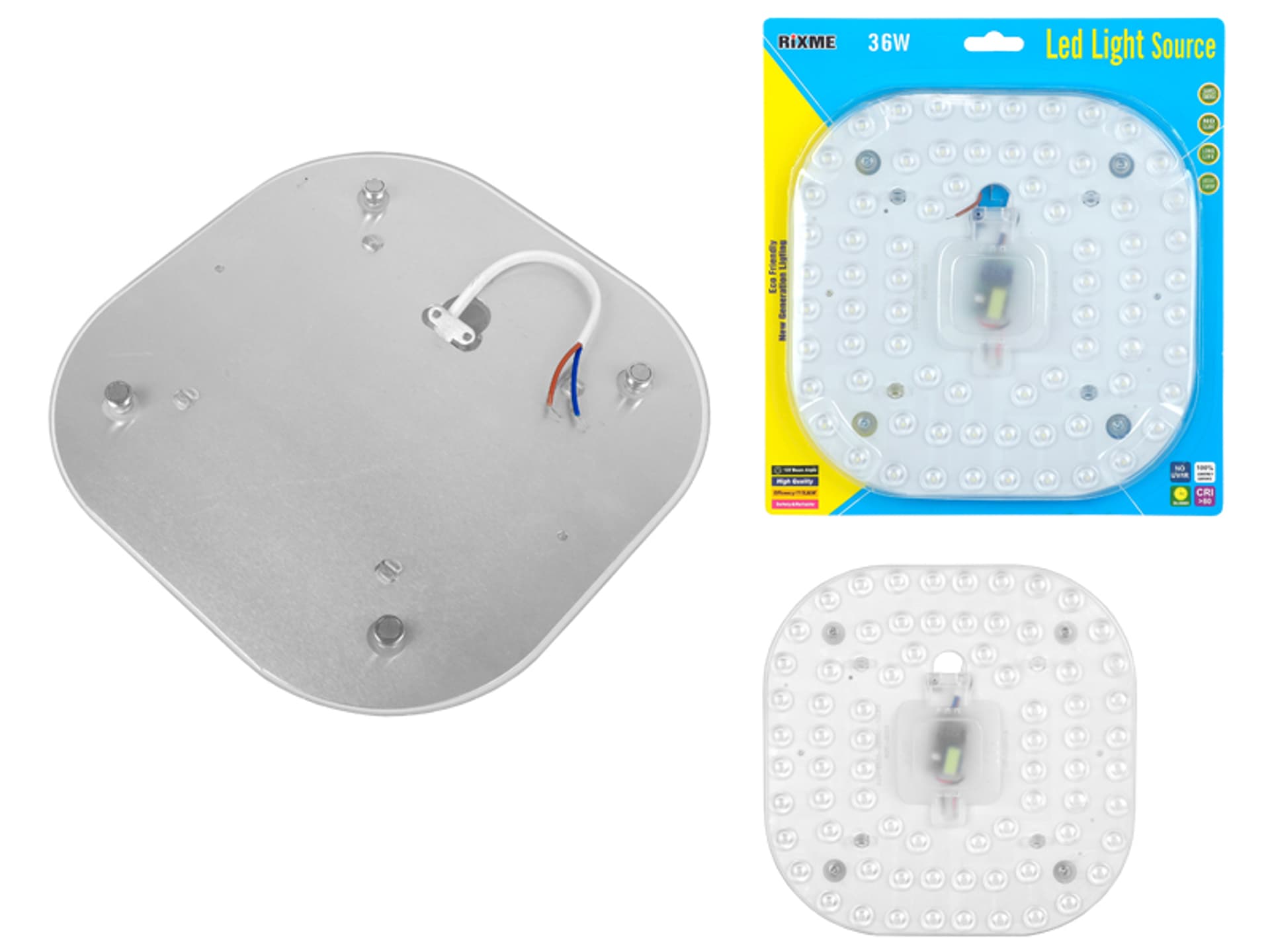 

1 szt. PS Panel LED do montażu w plafonach, 36 W, 6000 K.