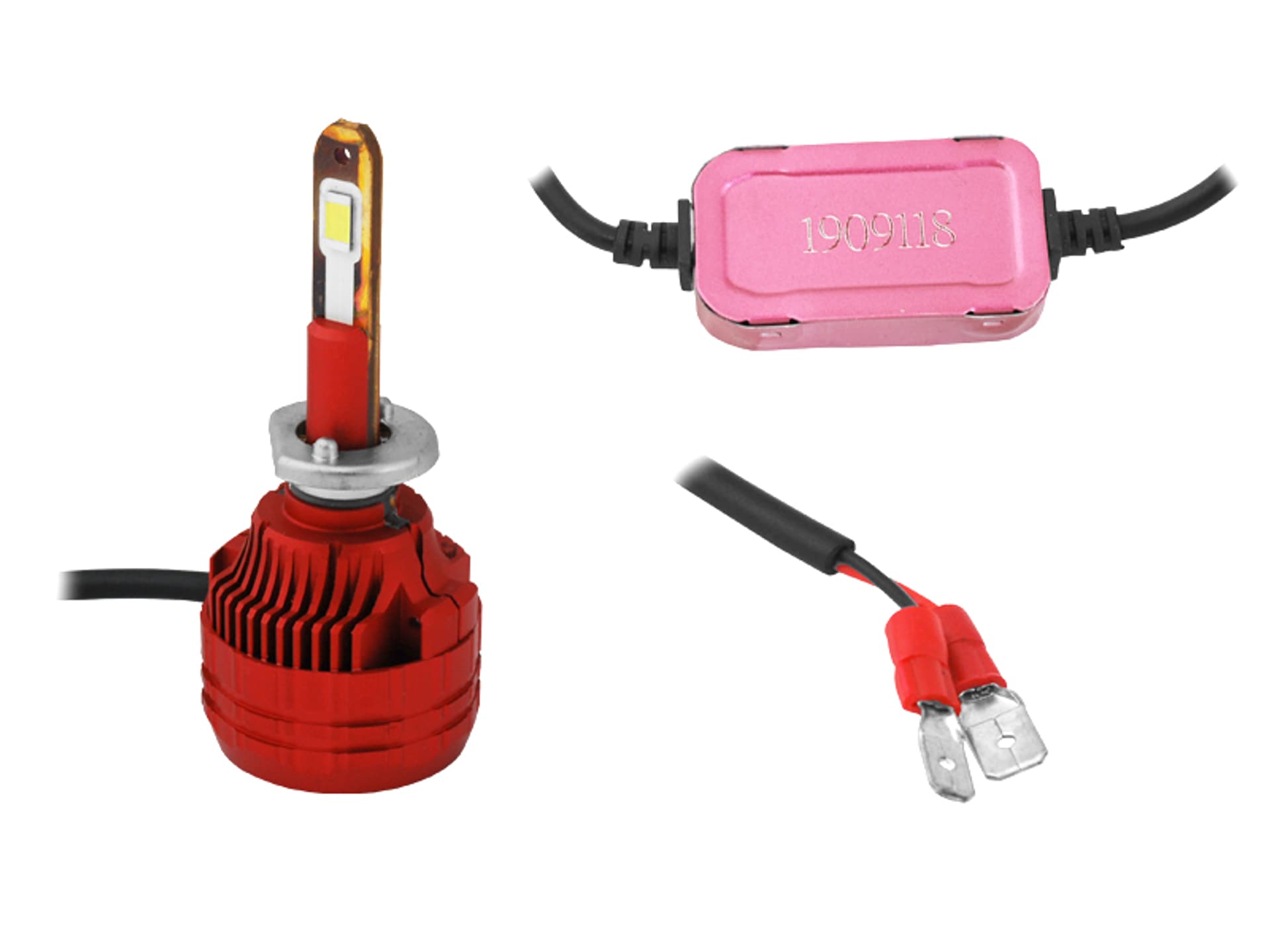 

1 kpl. PS Żarówka LED 3570TX H1 RED SERIES 4000lm, 6000K.