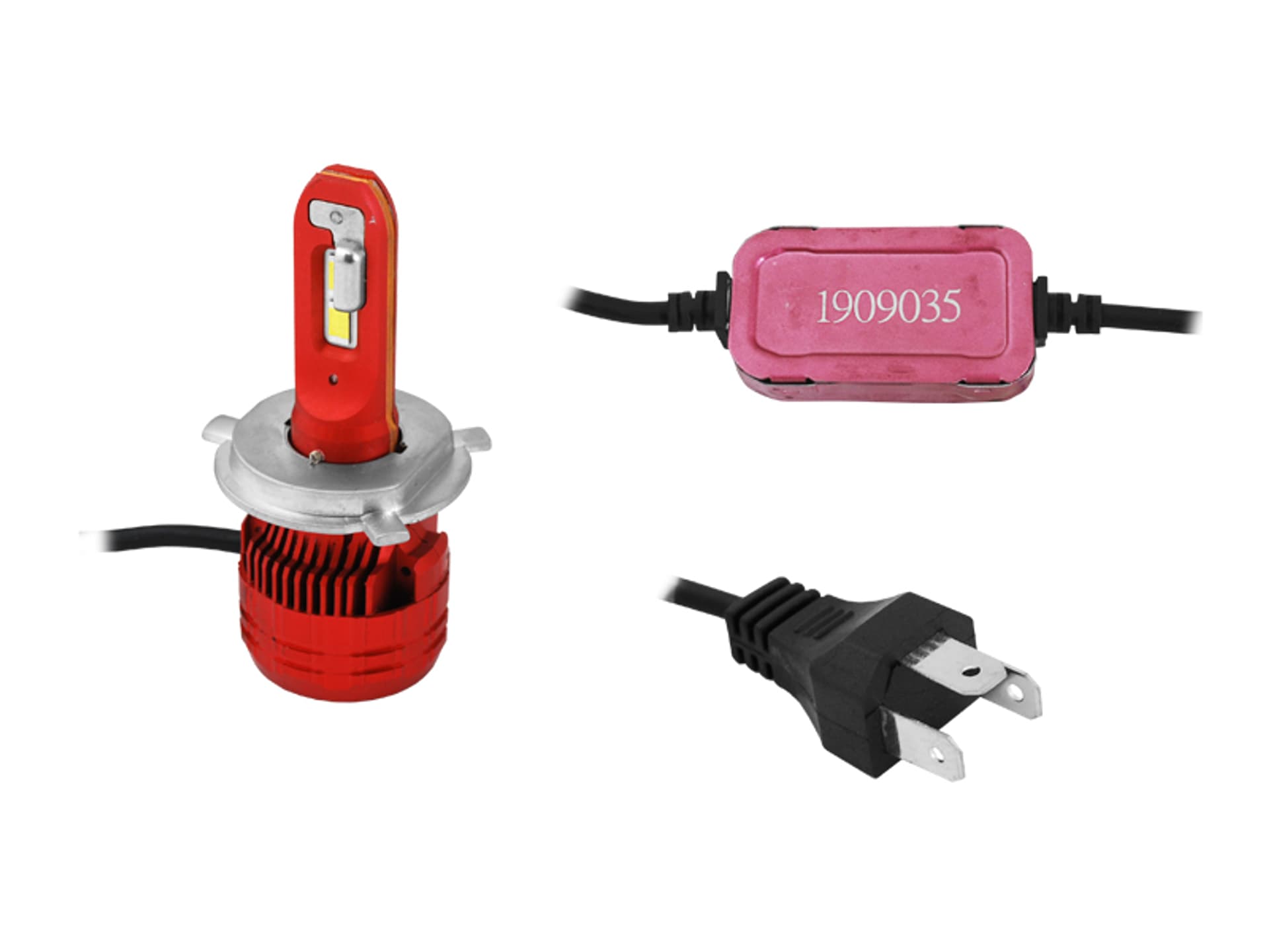 

1 kpl. Żarówka LED 3570TX H4 RED SERIES 4000lm, 6000K.