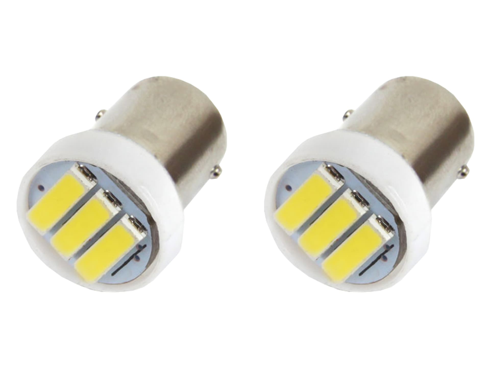 

01097 Żarówki Led Standard BA9s 3xSMD 7020 12V 2 sztuki