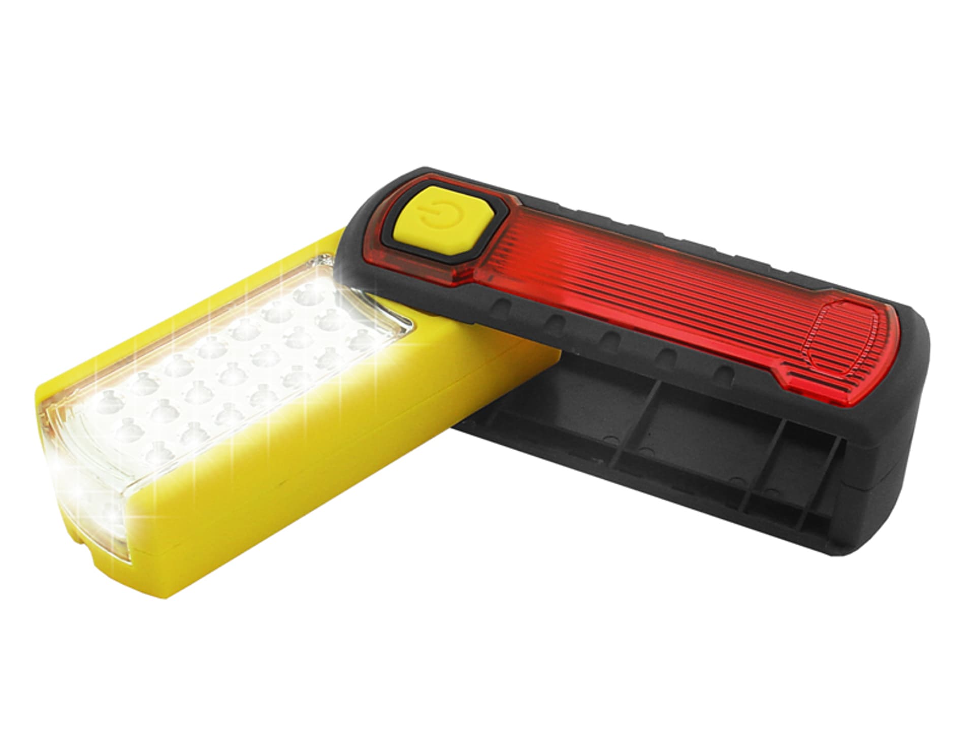 

1 szt. PS Latarka warsztatowa LTC 21+3 LED żółta łamana z magnesem i hakiem.