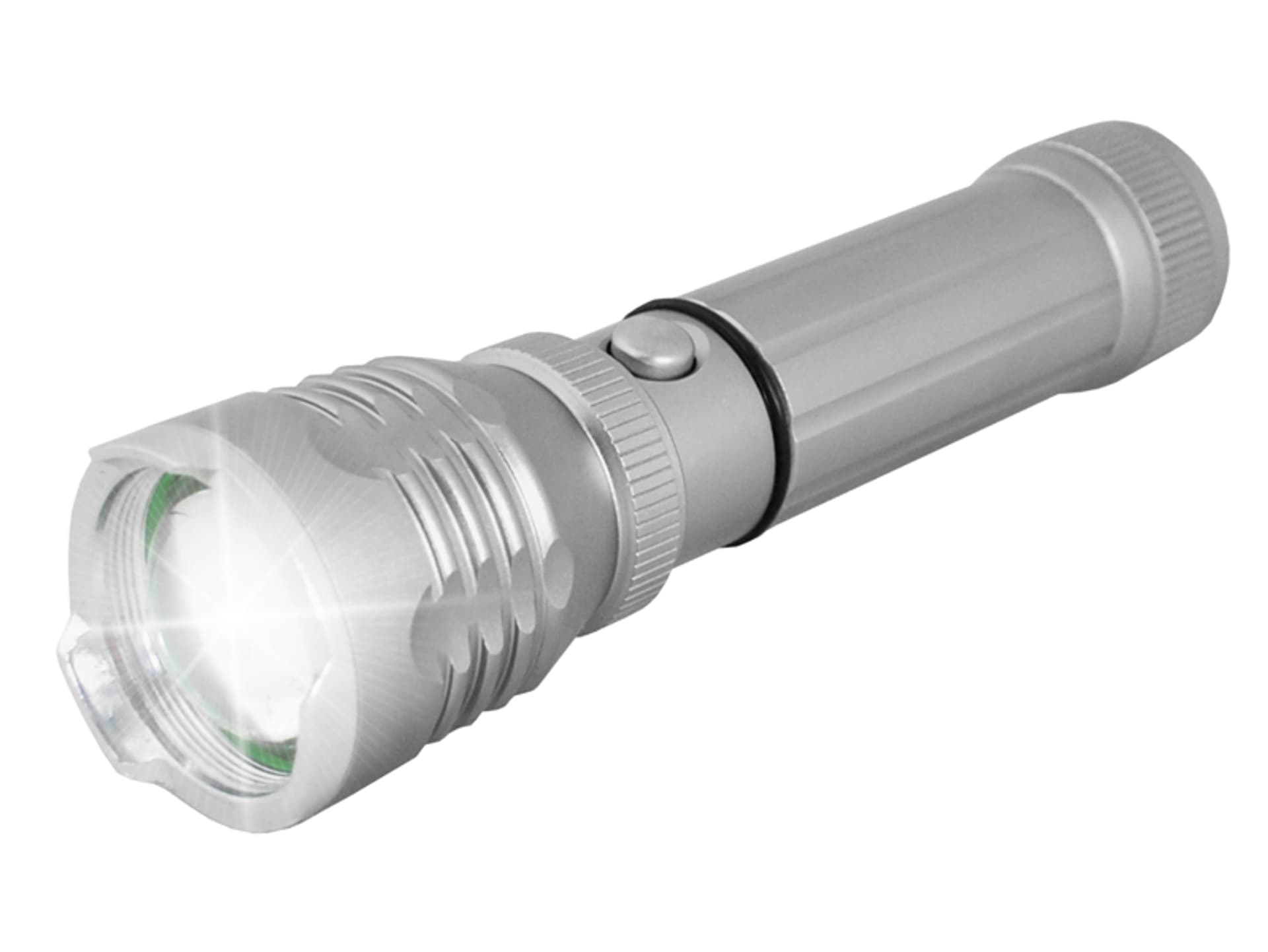 

Latarka ręczna LTC LL42, 3 W LED, Zoom, magnes, zestaw ładowarki samochodowej i sieciowej. (1LM)