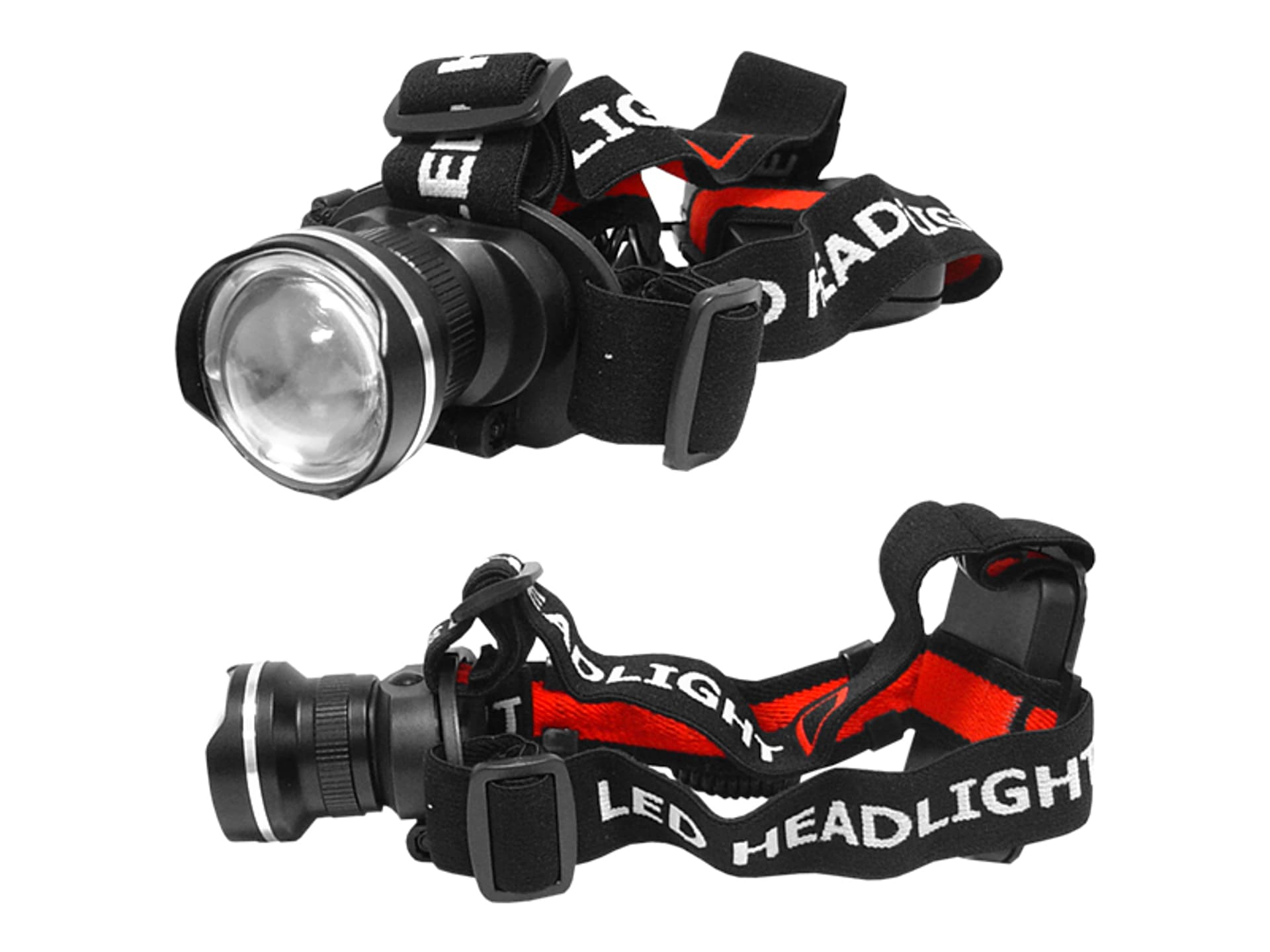 

1 szt. Latarka czołowa 1-LED 9W TS-1102 z zoom.
