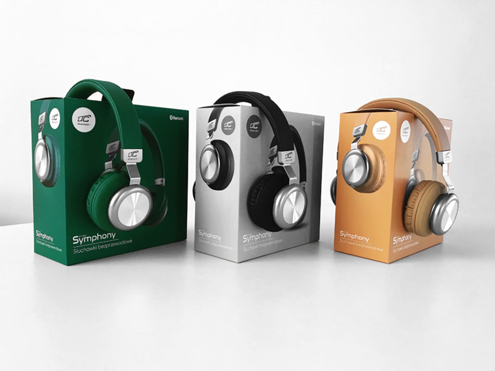 

PS Słuchawki nauszne bluetooth BT/TF LTC SYMPHONY Premium, butelkowa zieleń. (1LM)