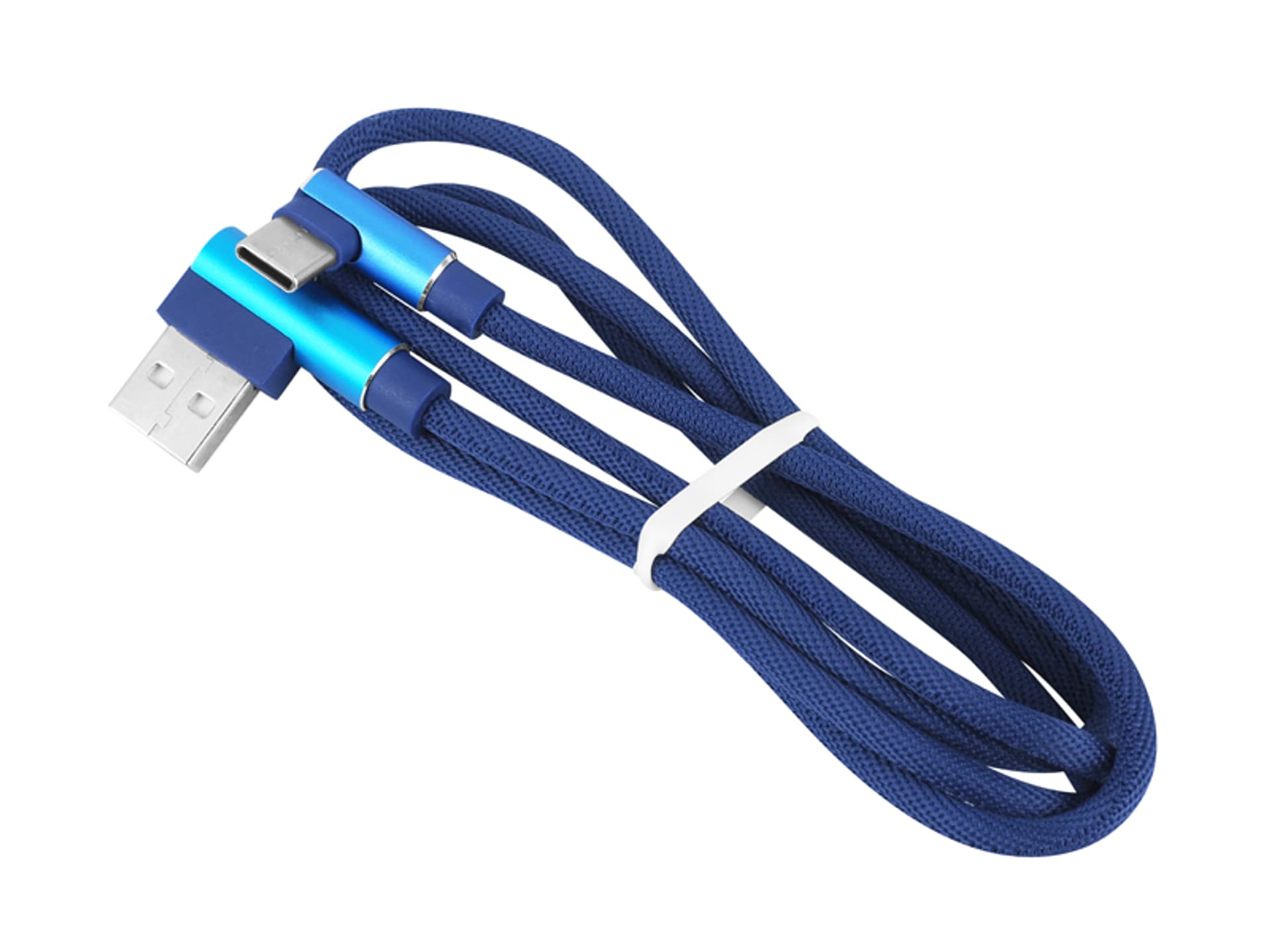

Kabel USB - USB C kątowy BLUE KK21U. (1LM)