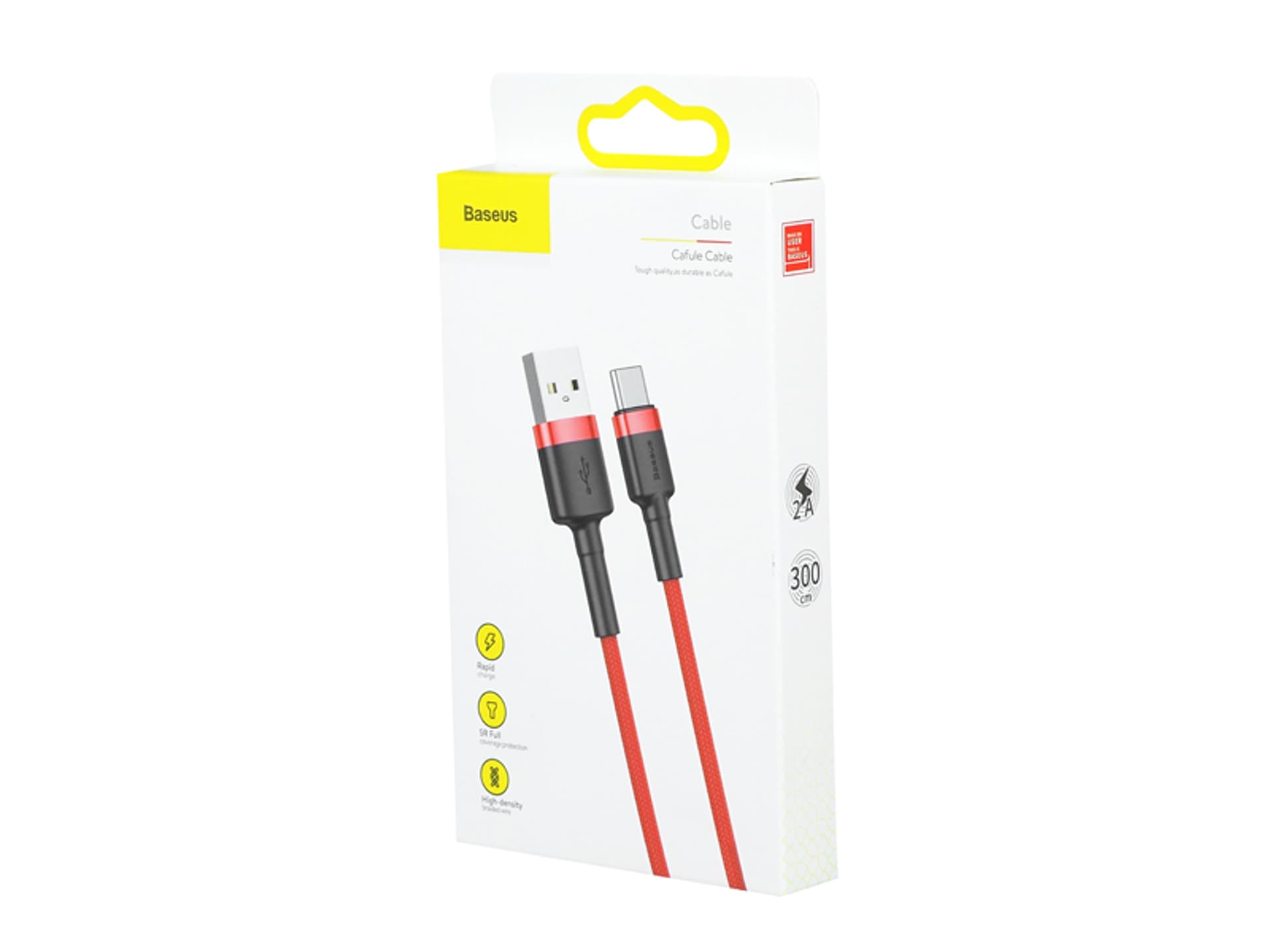 

PS Kabel USB- USB Type-C 3 m, 2 A, Baseus. (1LM)
