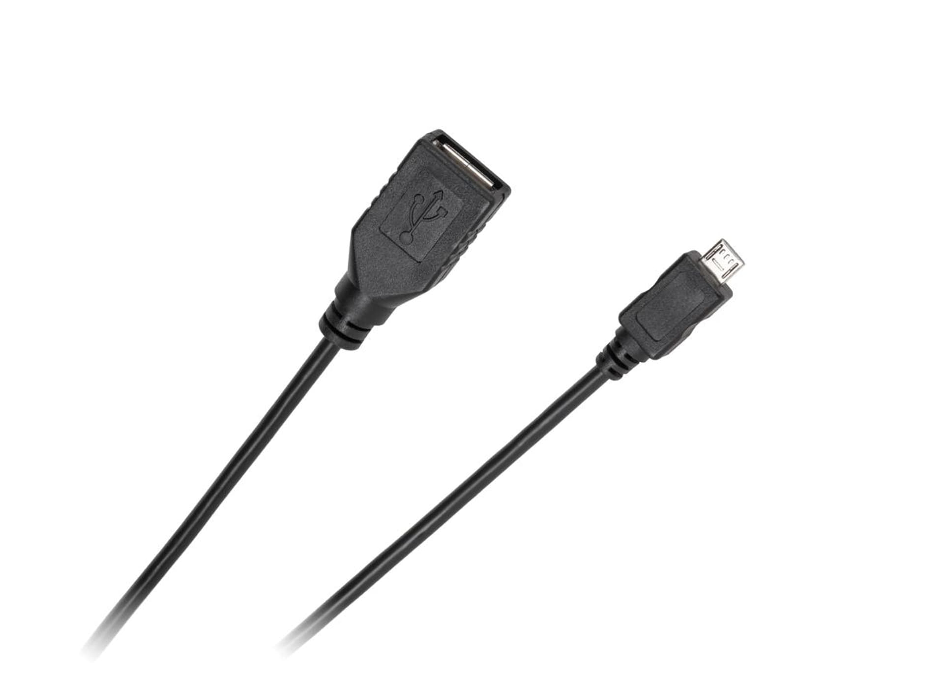 

Kabel USB - micro USB gniazdo-wtyk 0.2m Standard
