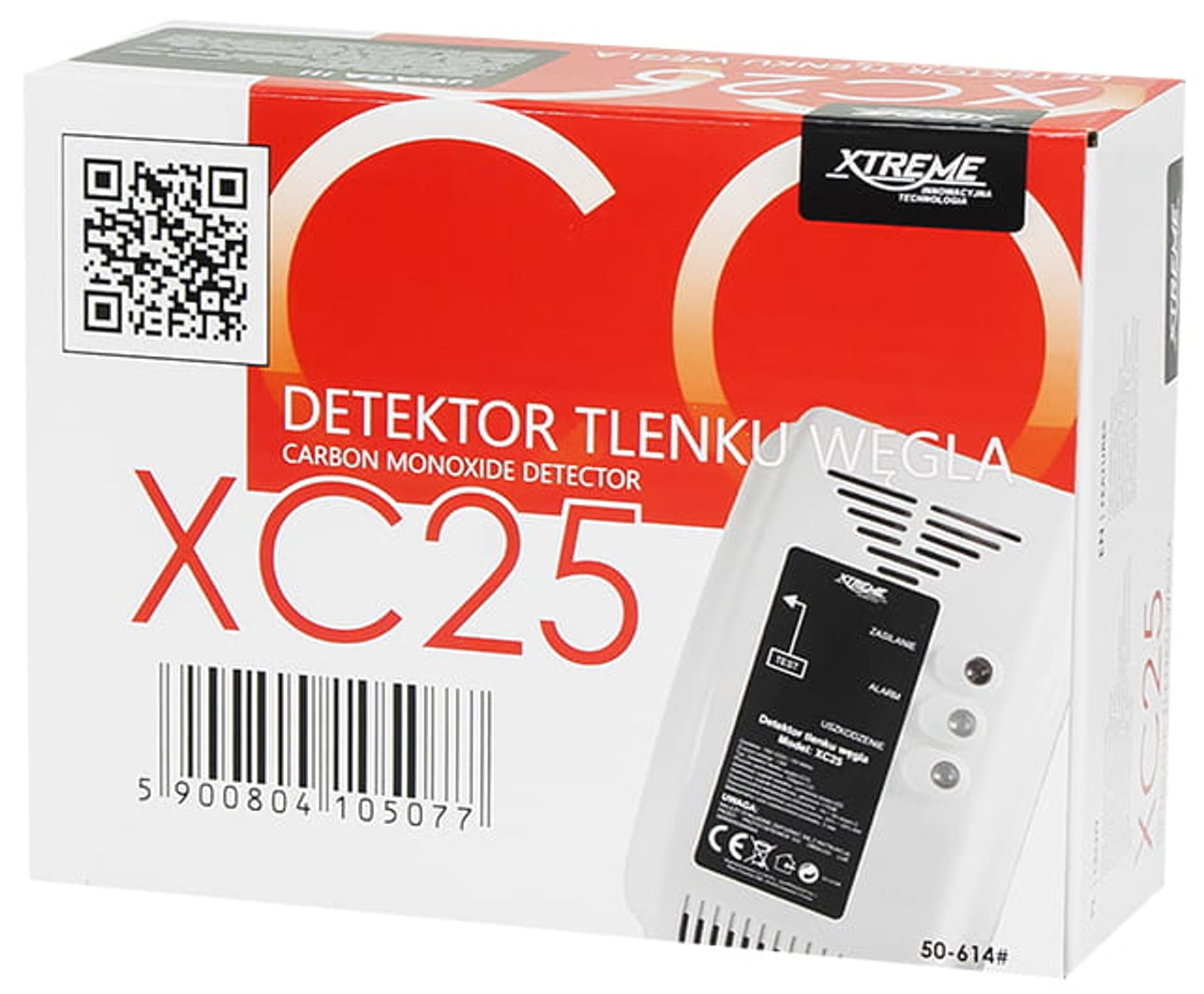 

Czujnik czadu Detektor CO Xtreme (XC25, 230 V)