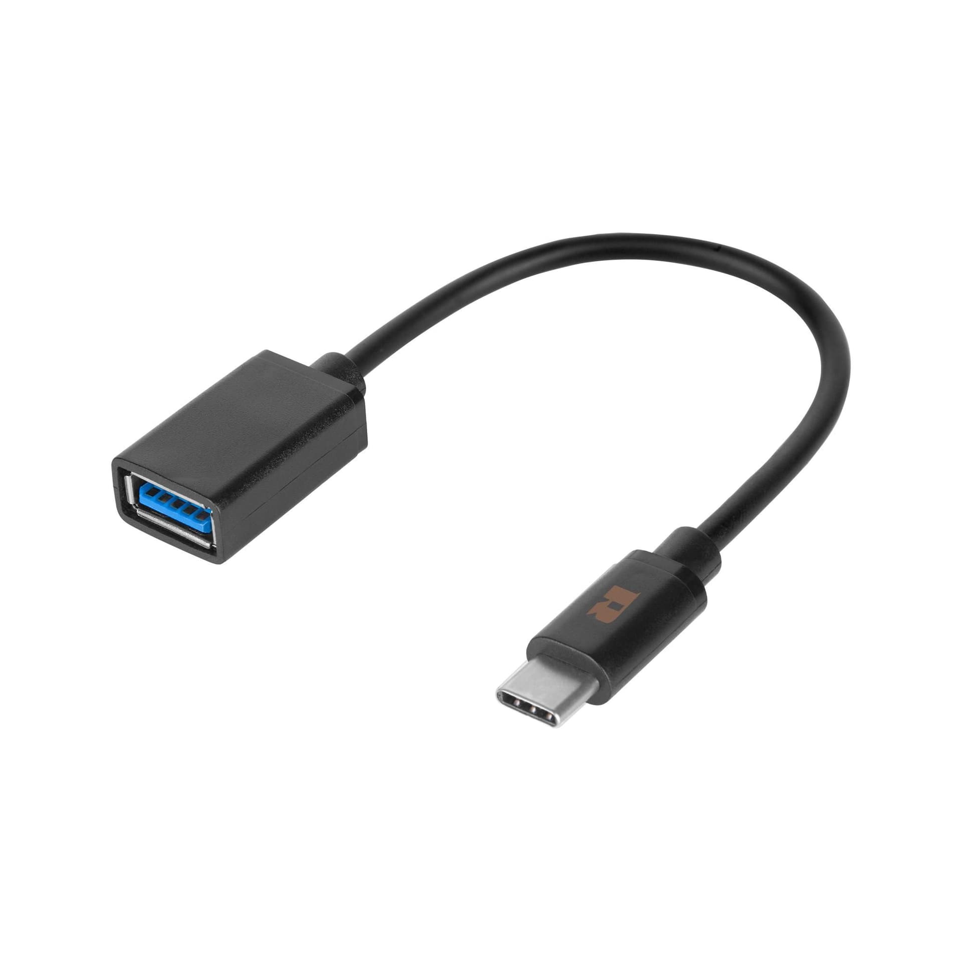 

Adapter USB gniazdo A 3.0 - wtyk typu C OTG REBEL 15 cm