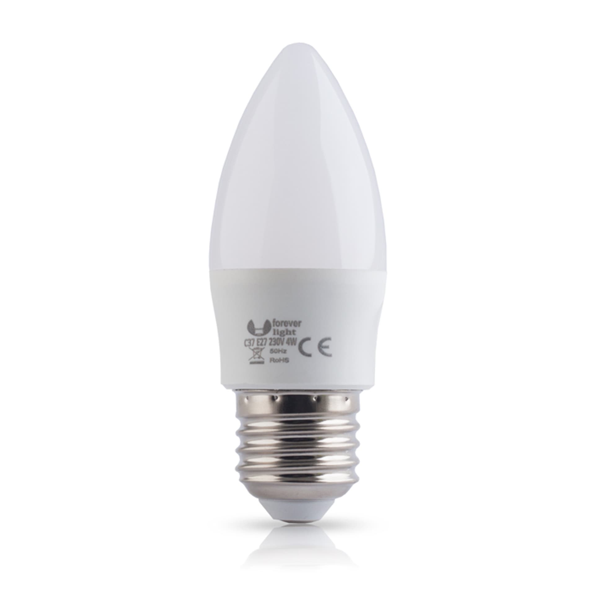 

1 szt. Żarówka LED E27 C37 6W 4500K 480lm Forever Light.