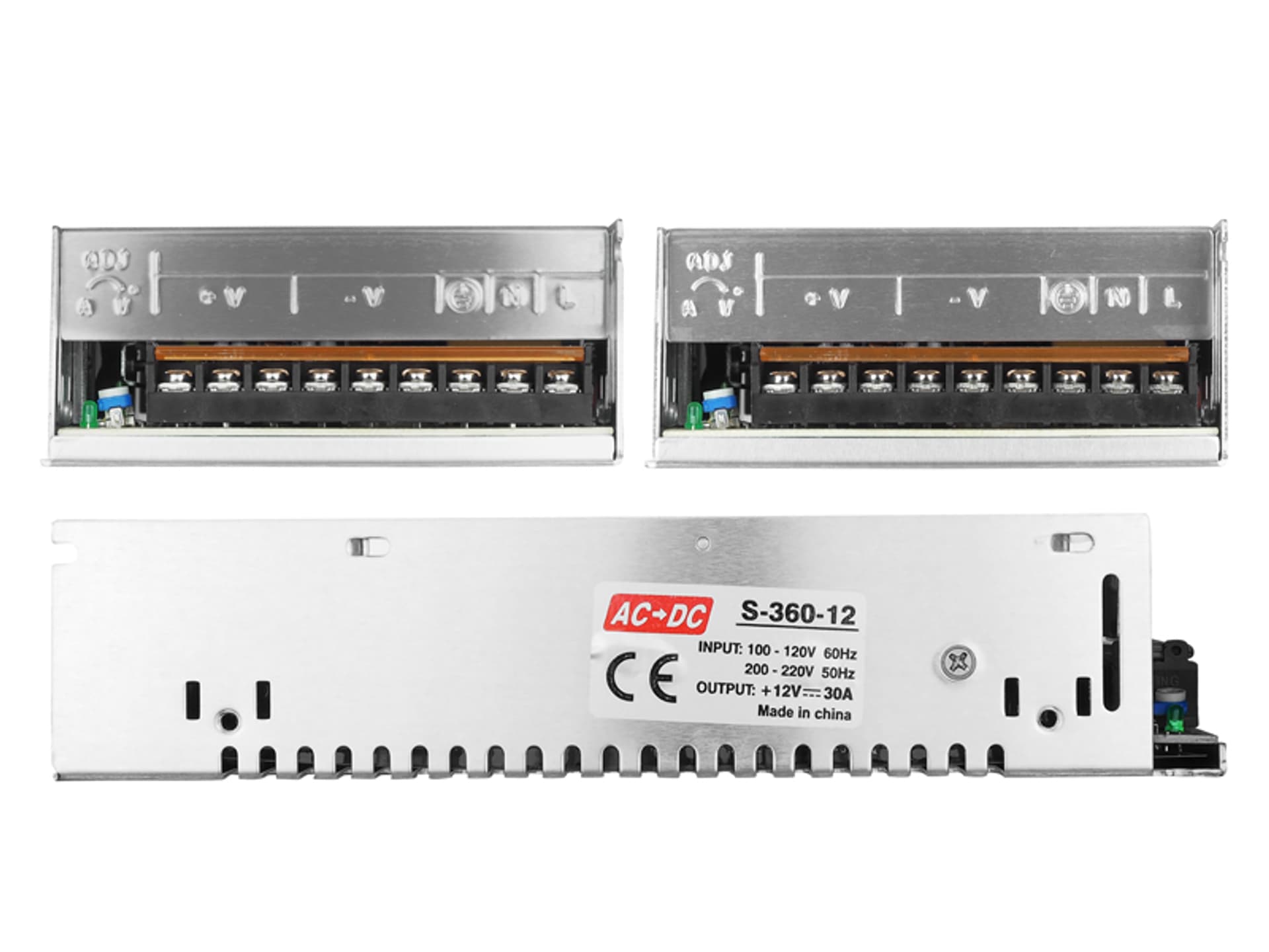 

1 szt. Zasilacz LED modułowy 2-kanałowy 12 V / 360 W.