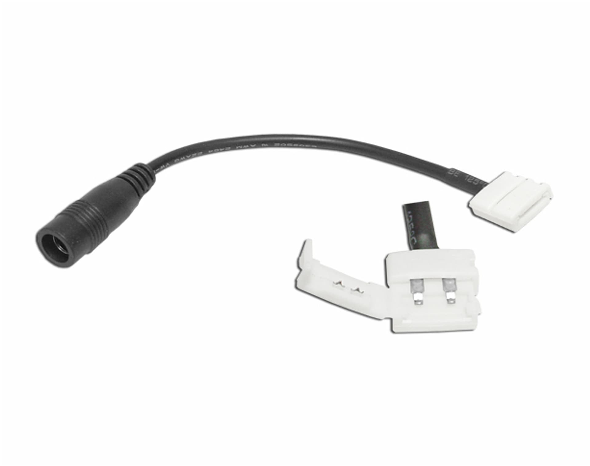 

5 szt. Złącze taśmy LED 10mm, zatrzask z przewodami, gniazdo 2.1/5.5.