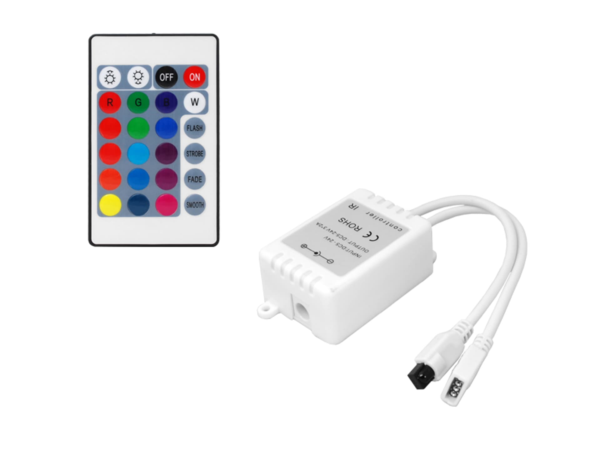 

1 szt. Sterownik do sznurów RGB 5-24V