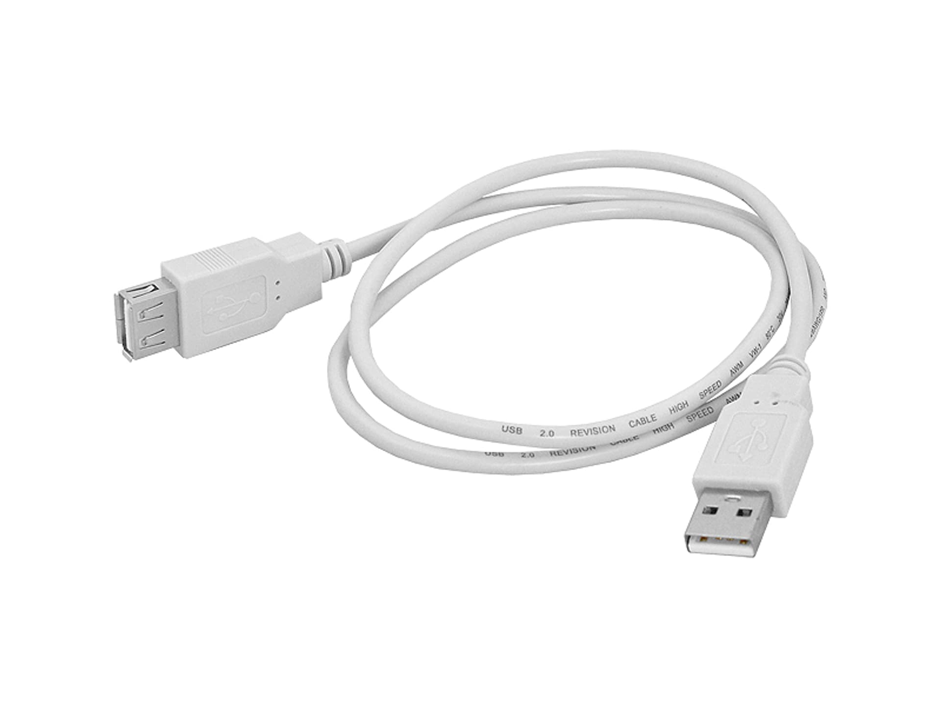 

Przedłużacz USB typ A wtyk - gniazdo, 0.8m. (1LM)