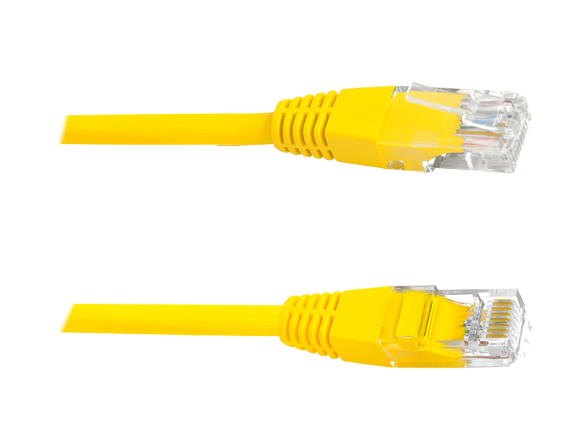 

Kabel komputerowy sieciowy 1:1 8p8c (patchcord), 1,5m, żółty. (1LM)