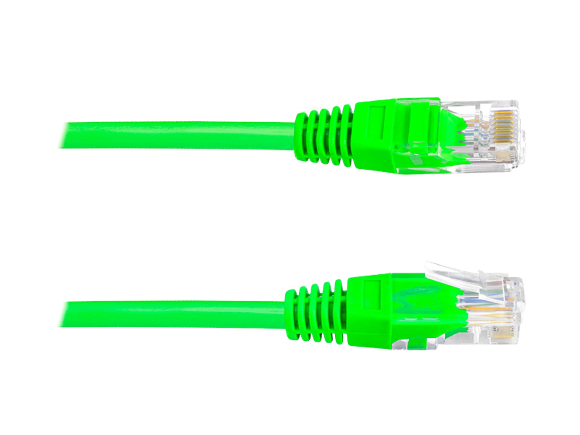

Kabel komputerowy sieciowy (PATCHCORD) 1:1 8p8c 0,5m zielony. (1LM)