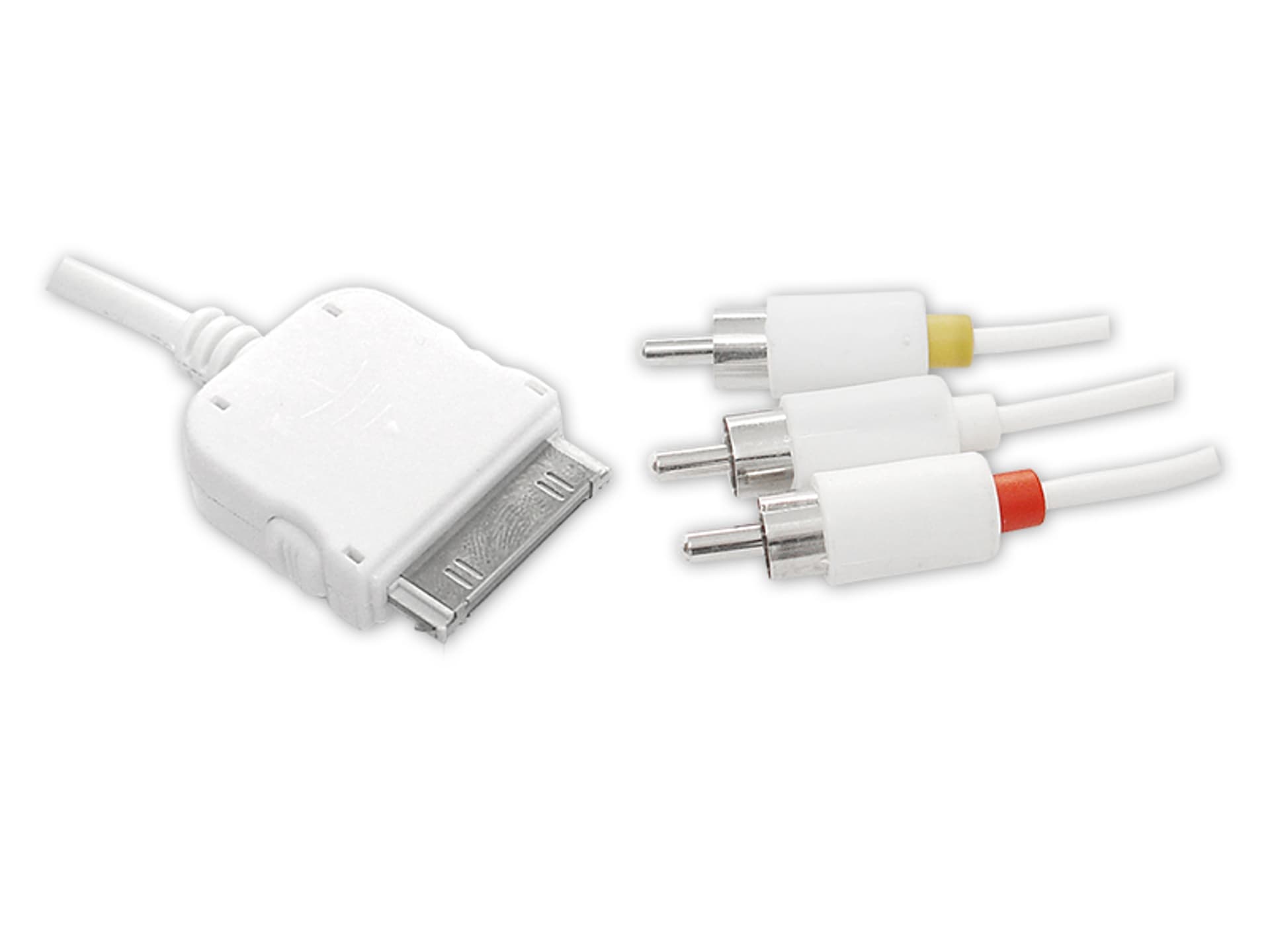 

1 szt. PS Kabel IPOD-3RCA 1.5m 2 x audio + video.