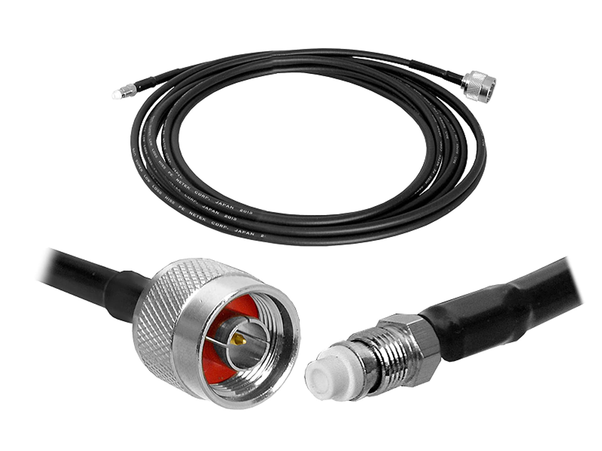 

1 szt. Kabel do anteny LTE 4G zewnętrznej, wtyk N-gniazdo FME, H155, 5m.