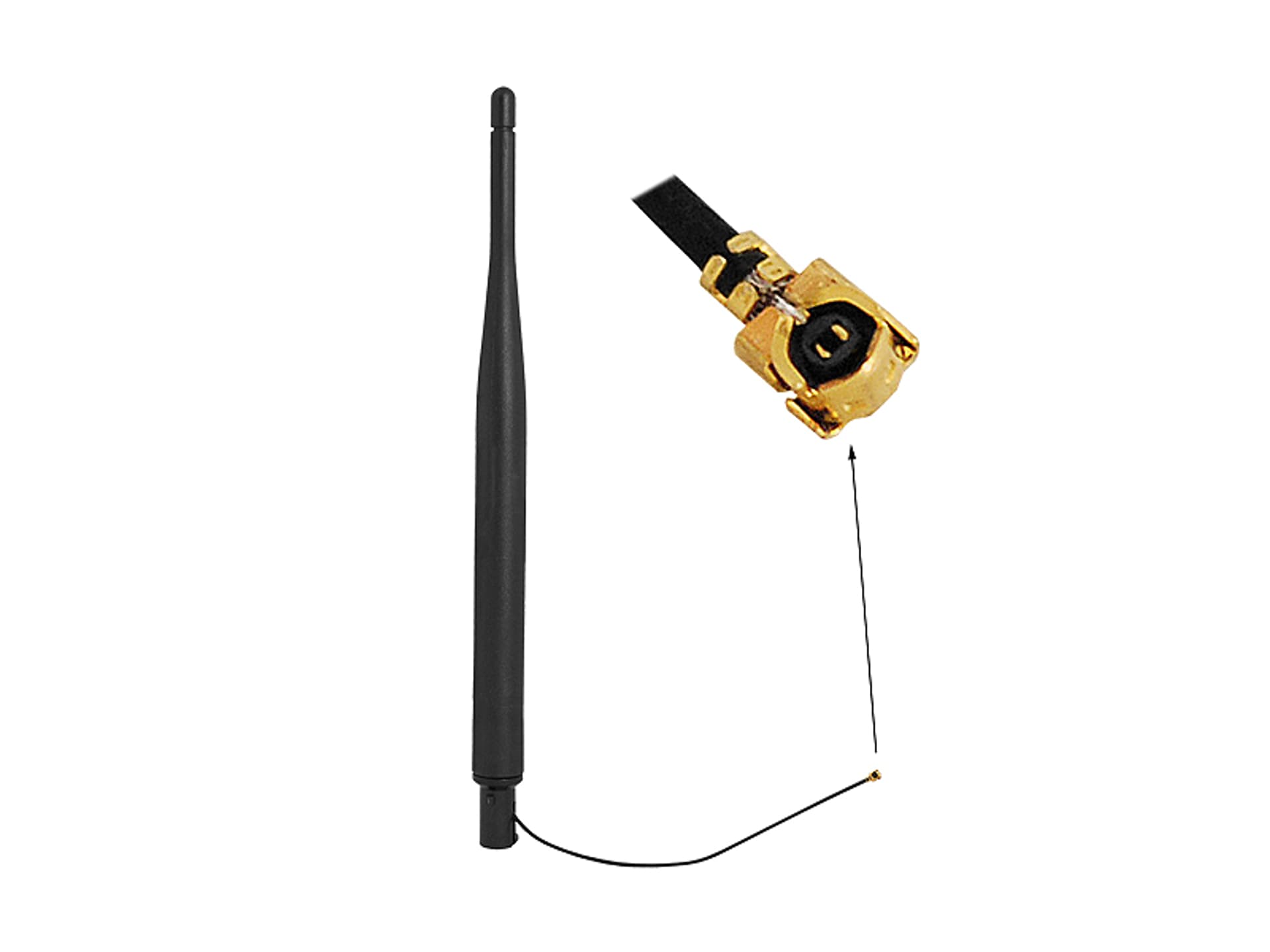 

1 szt. Antena GSM 2.4GHz, 5dbi, IPEX, 171mm.