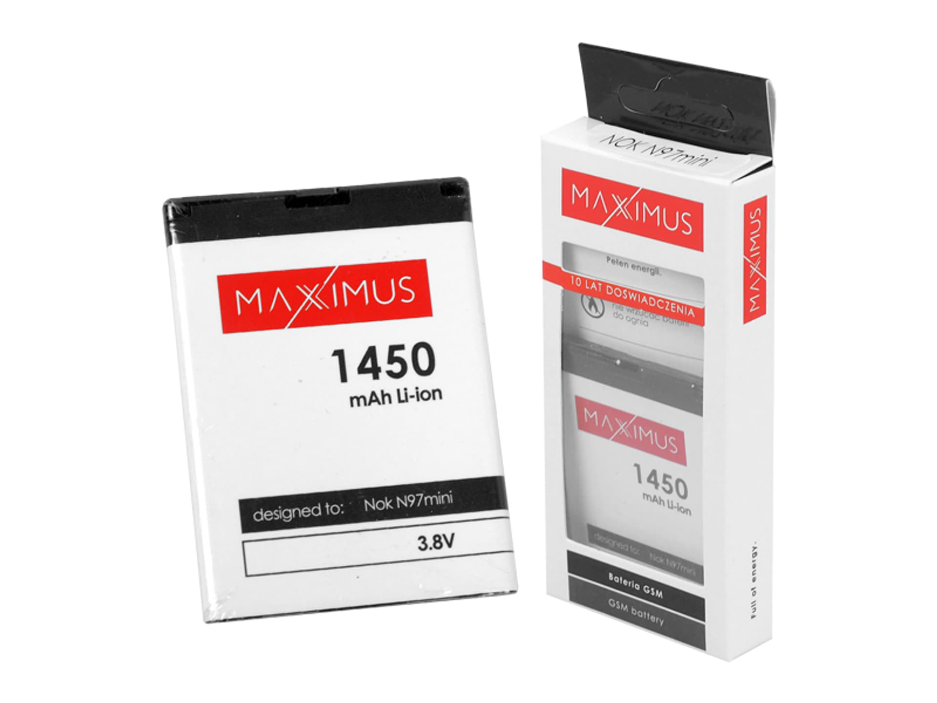 

Bateria uniwersalna BL-4D (Tel. MOB10) Maxximus. (1LM)