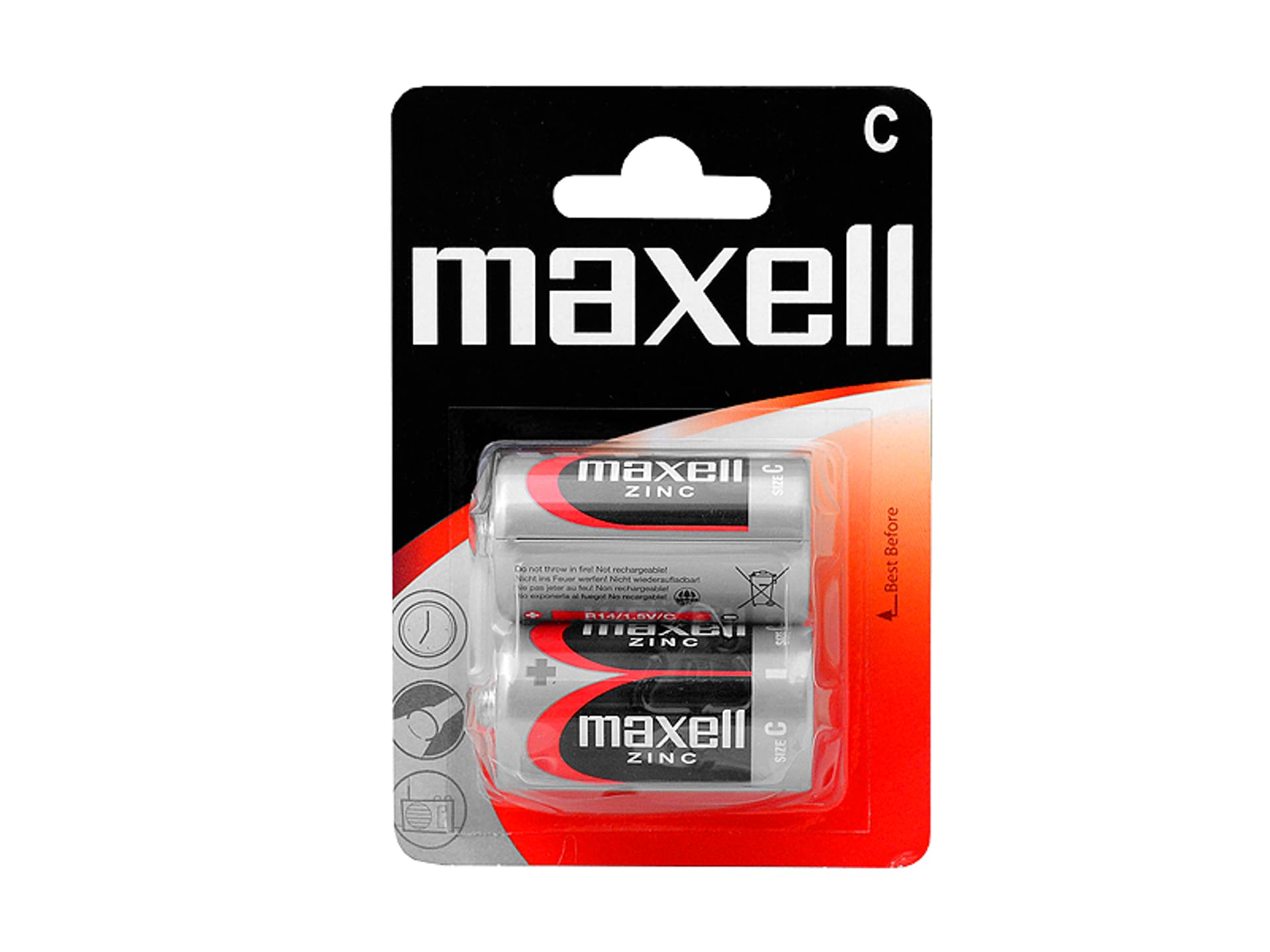 

2 szt. Bateria Maxell R14, blister.