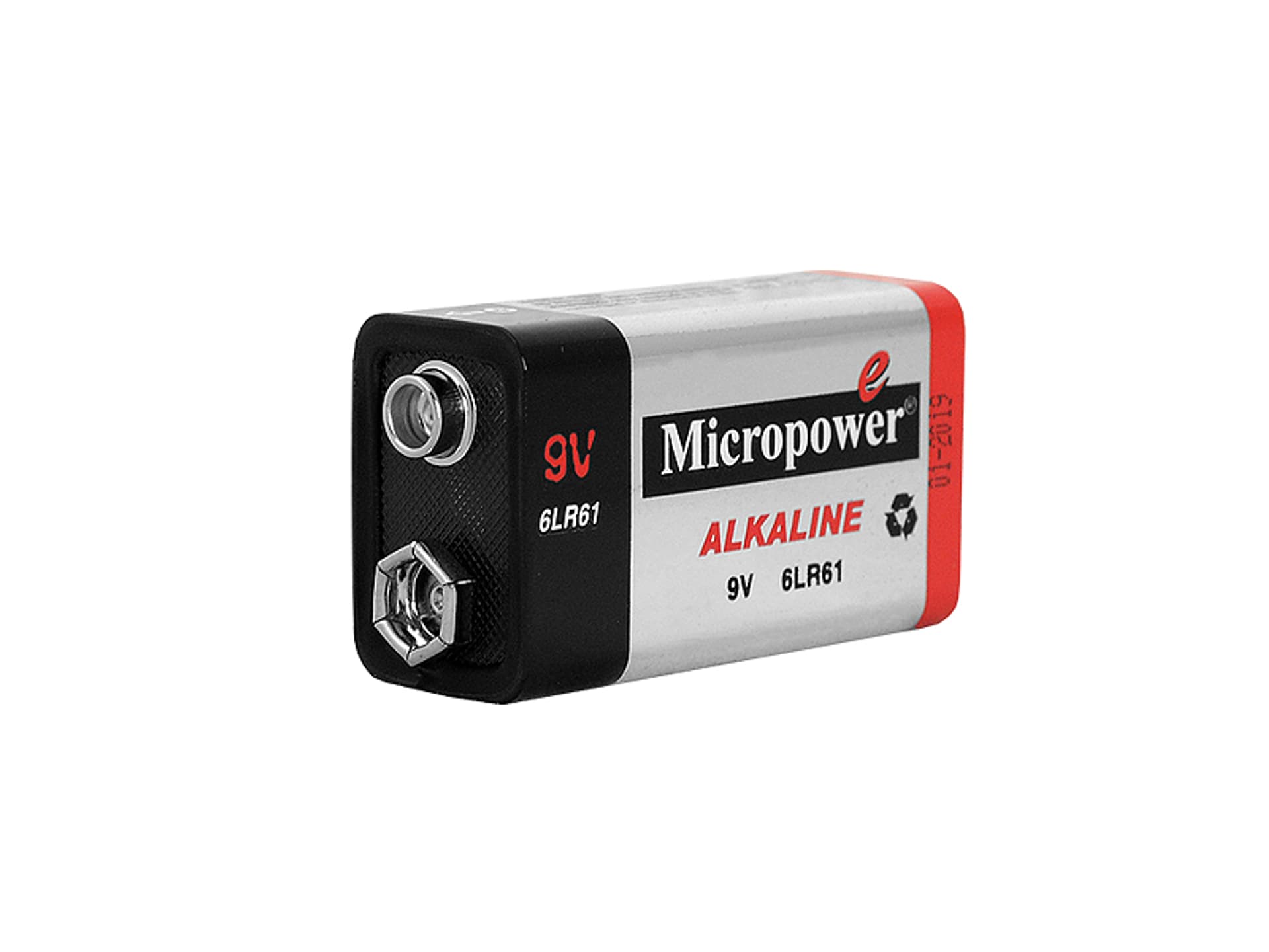 

2 szt. PS Bateria alkaliczna MicroPower 9V 6LR61.