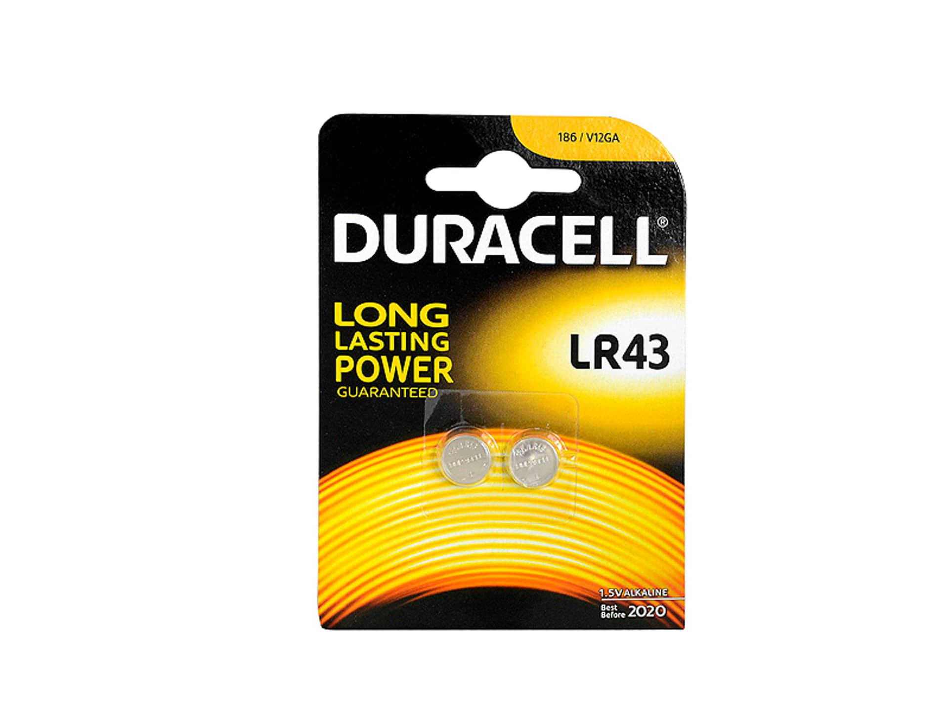 

2 szt. Bateria alkaliczna Duracell AG12 LR43.
