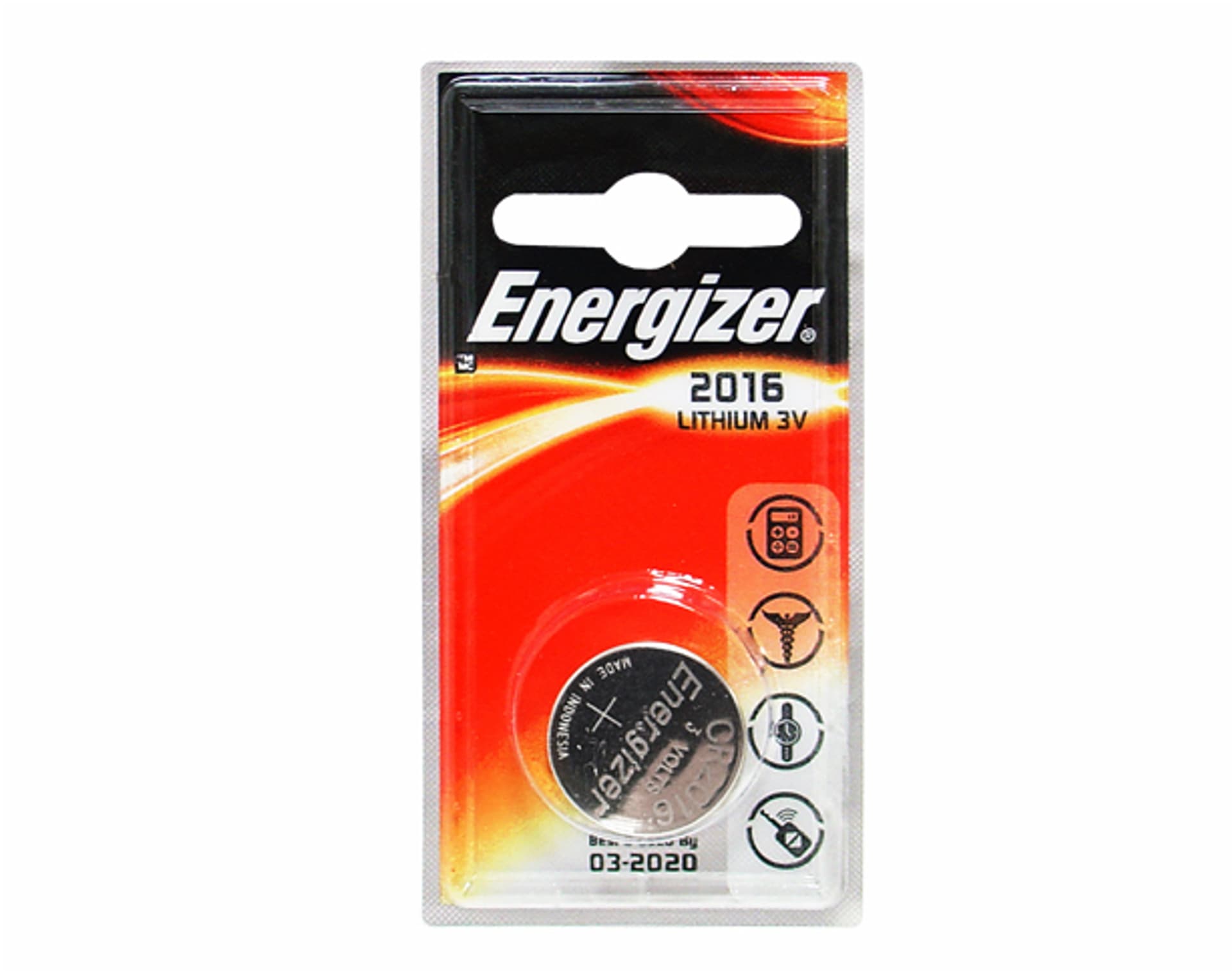 

BATERIE ENERGIZER SPECJALISTYCZNA LITHIUM CR2016 2 SZTUKI 3V