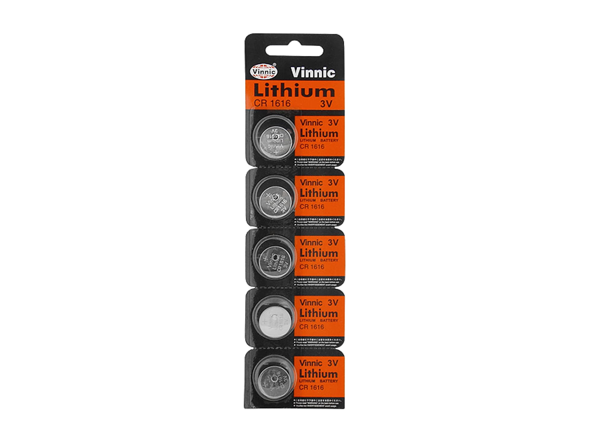 

5 szt. Bateria Litowa Vinnic CR1616, 3V.