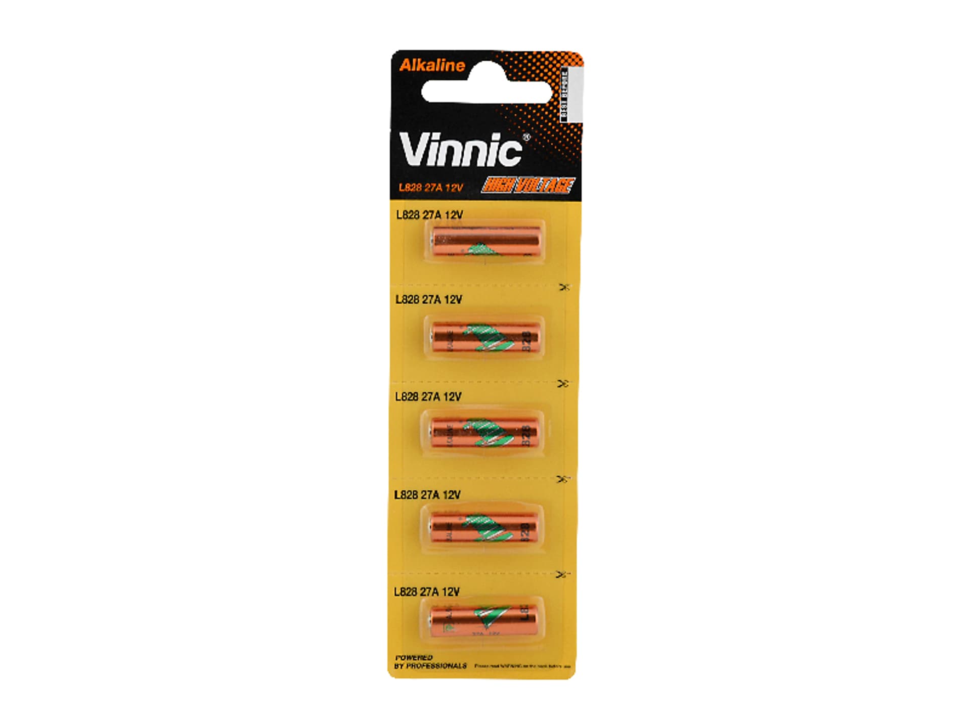 

5 szt. Bateria alkaliczna Vinnic LR27A blister.