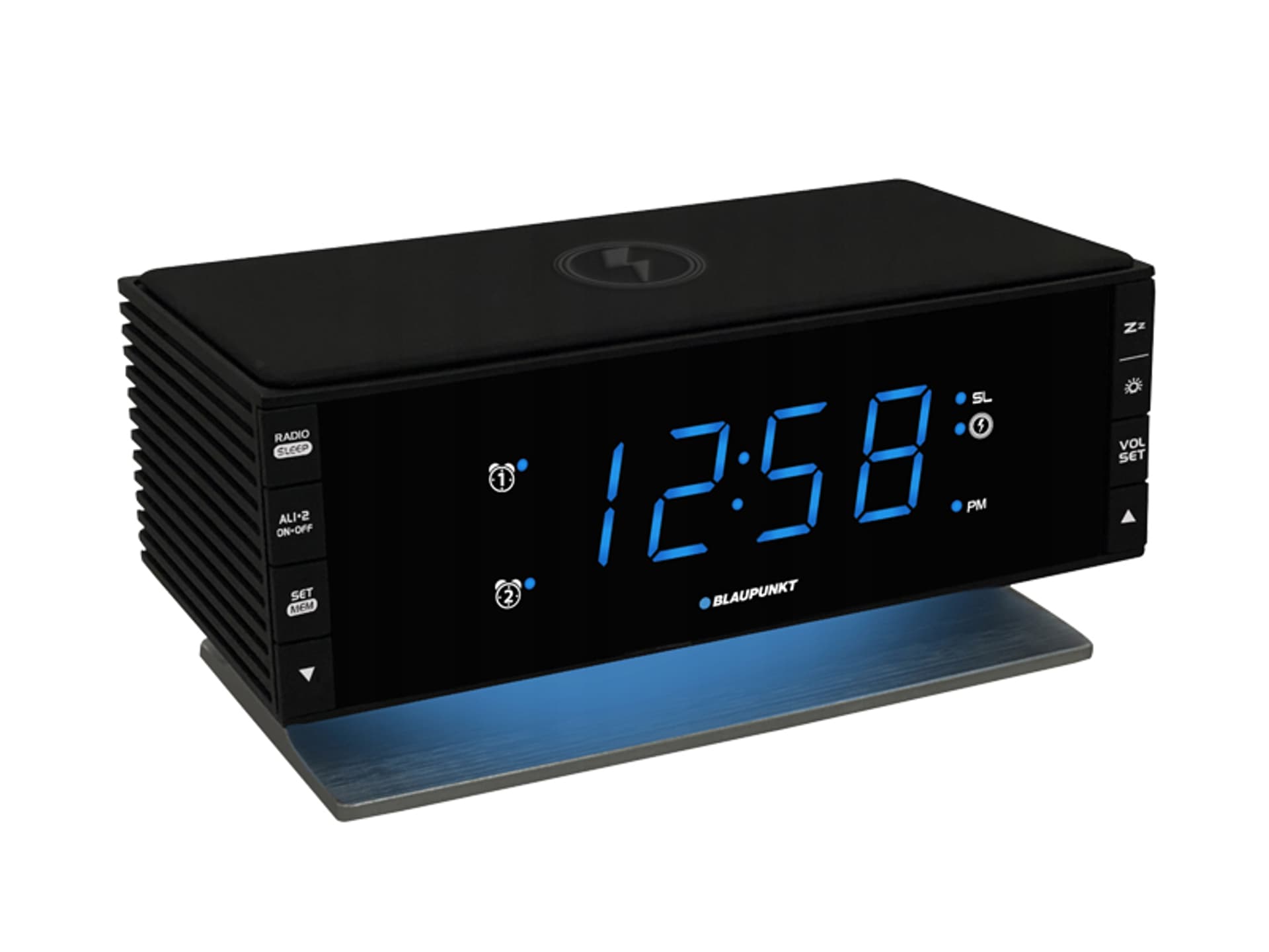 

PS BLAUPUNKT Radiobudzik z ładowarką CHARGER CR55. (1LM)