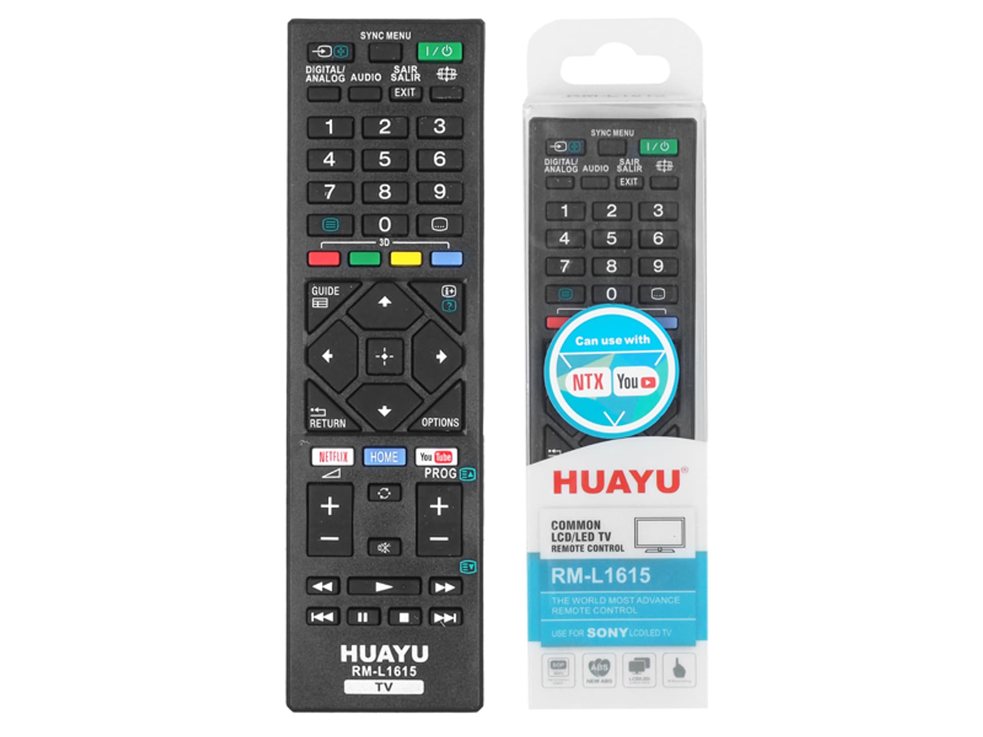 

1 szt. Pilot do TV LCD/LED Sony RM-L1615 NETFLIX YOUTUBE.