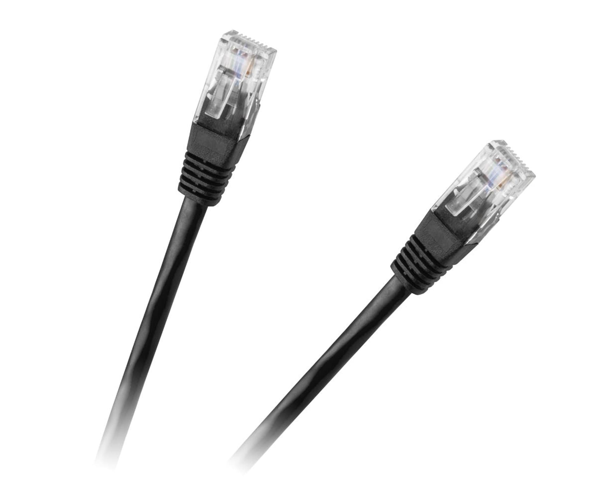 

Patchcord kabel UTP 8c wtyk-wtyk 1,5m CCA czarny cat.6e