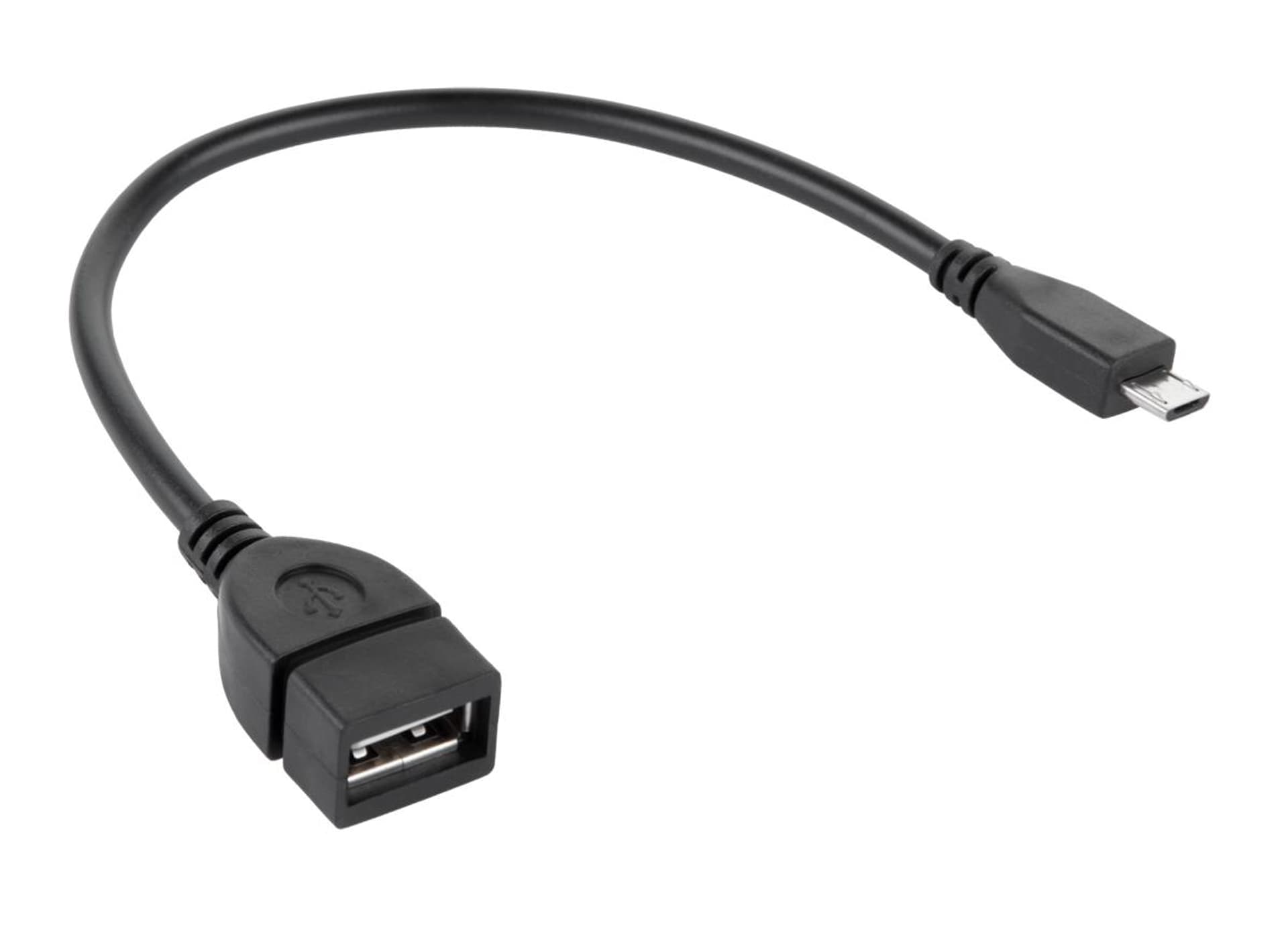 

Kabel USB gniazdo A - wtyk micro USB 20cm OTG