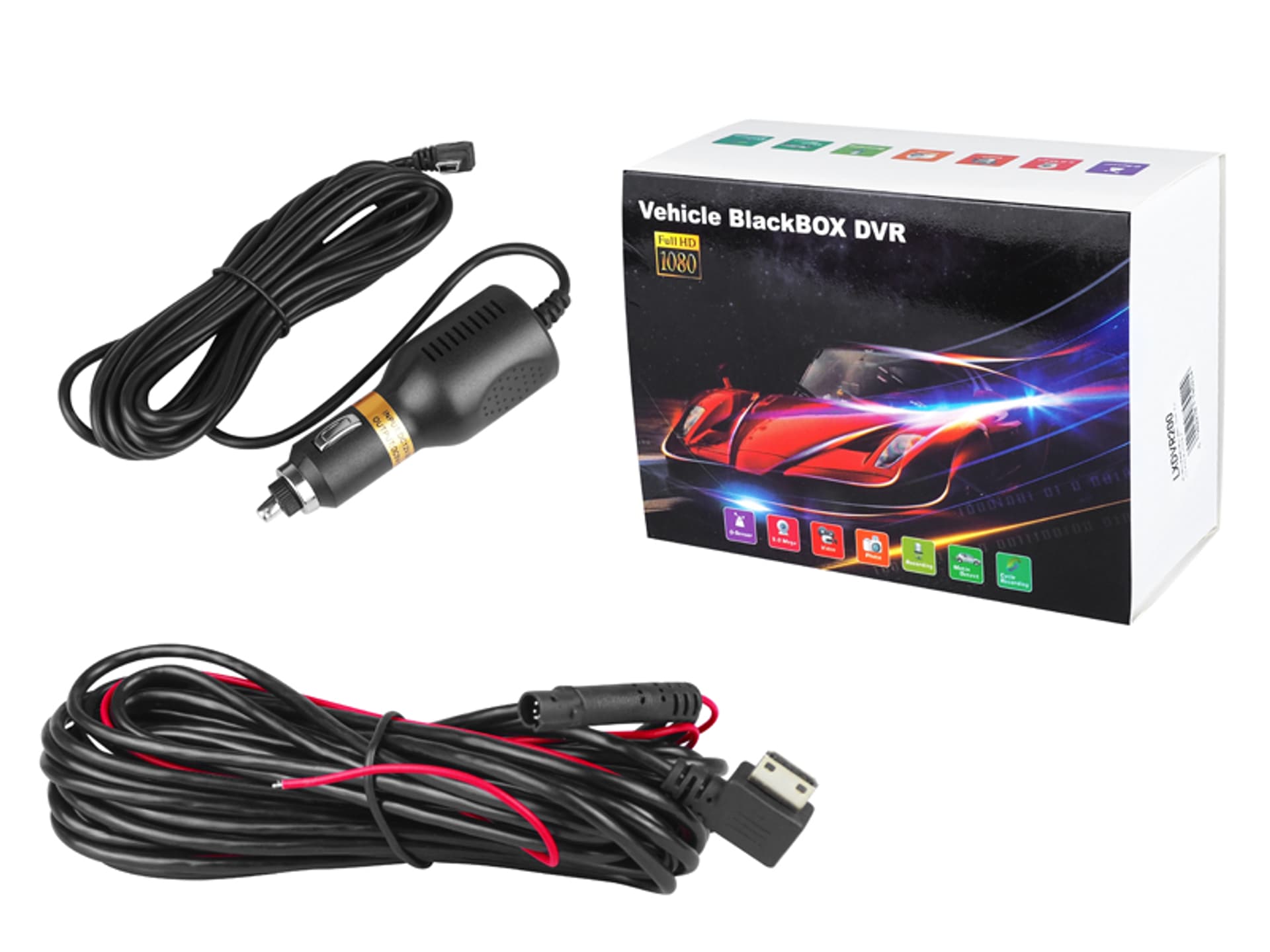 

Wideorejestrator samochodowy DVR Full HD AVout LCD 2.7" (1LM)