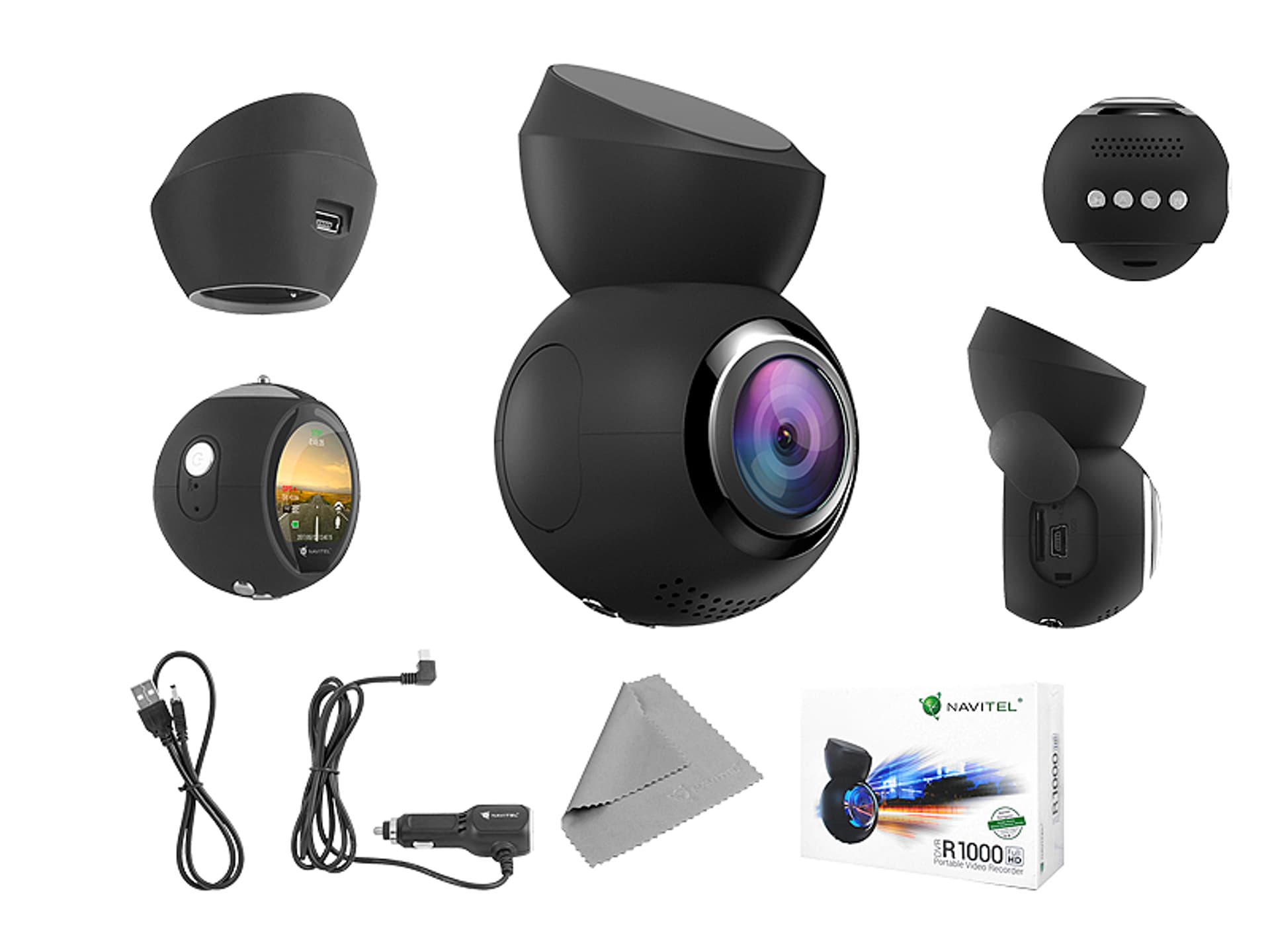 

1 szt. PS Wideorejestrator samochodowy NAVITEL R1000 DVR.