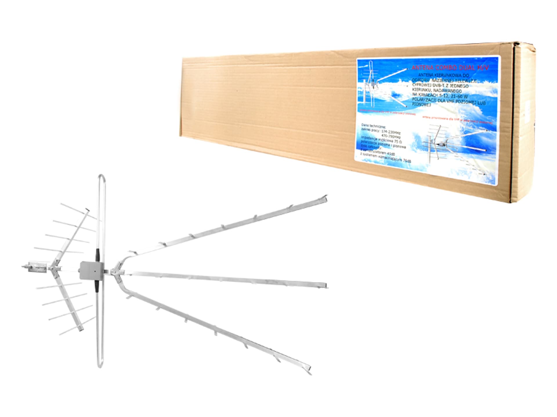 

1 szt. Antena DVB-T COMBO PASYWNA.
