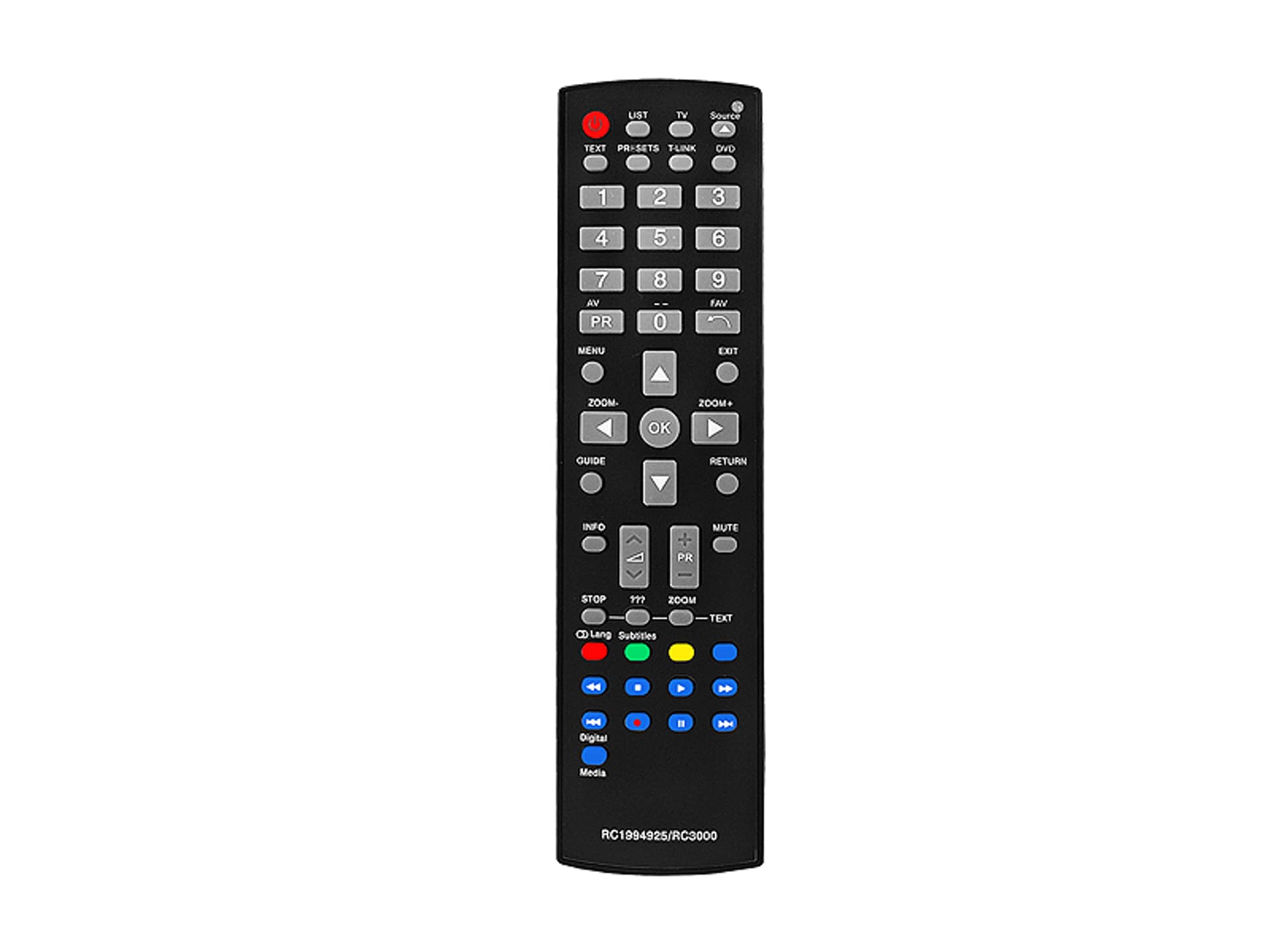 

Pilot do THOMSON TV LCD RC1994925/RC3000. (1LM)