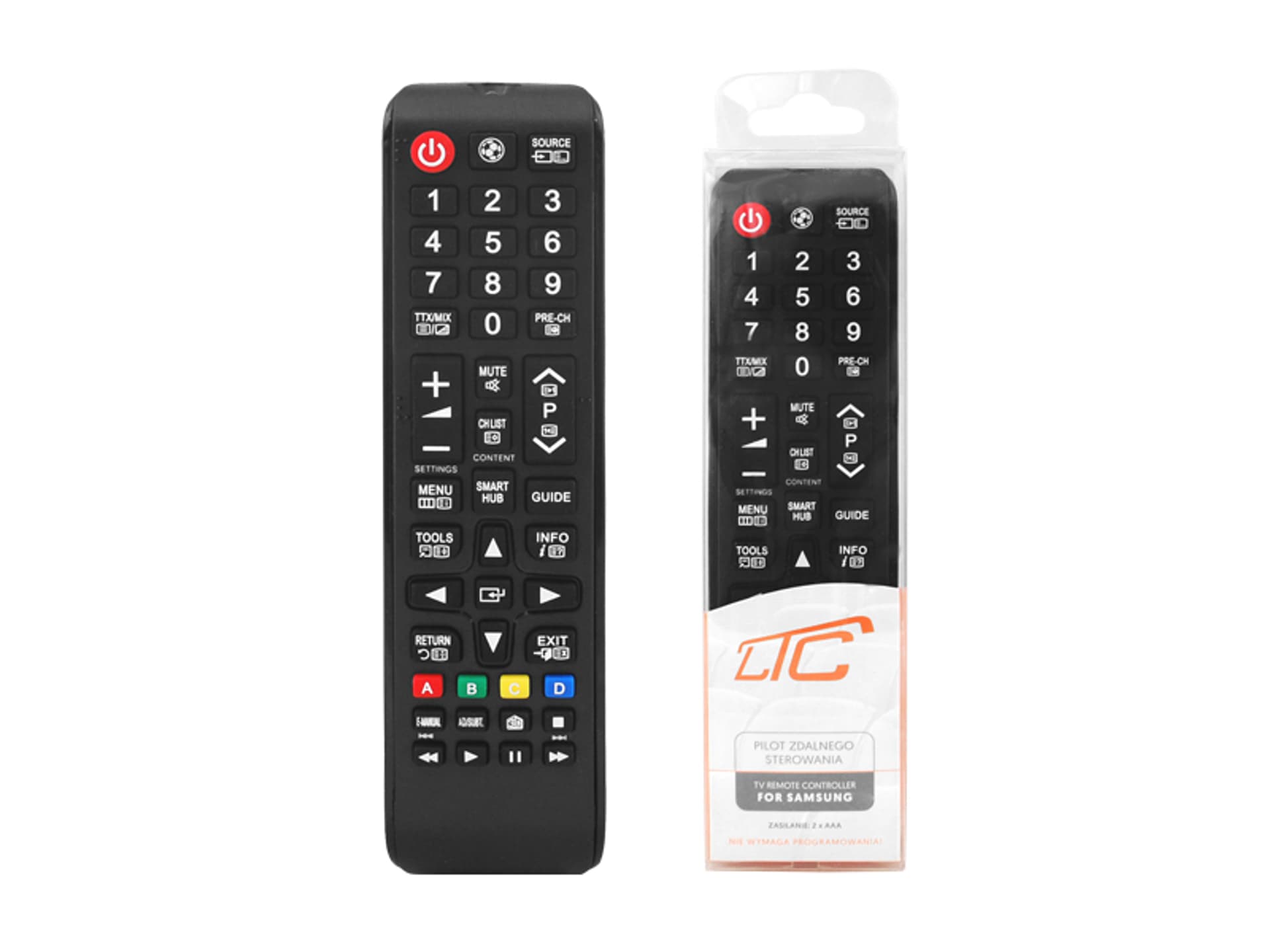 

1 szt. Pilot do TV LCD/LED SAMSUNG RM-L1088 SMART, 3D, funkcja Sport.