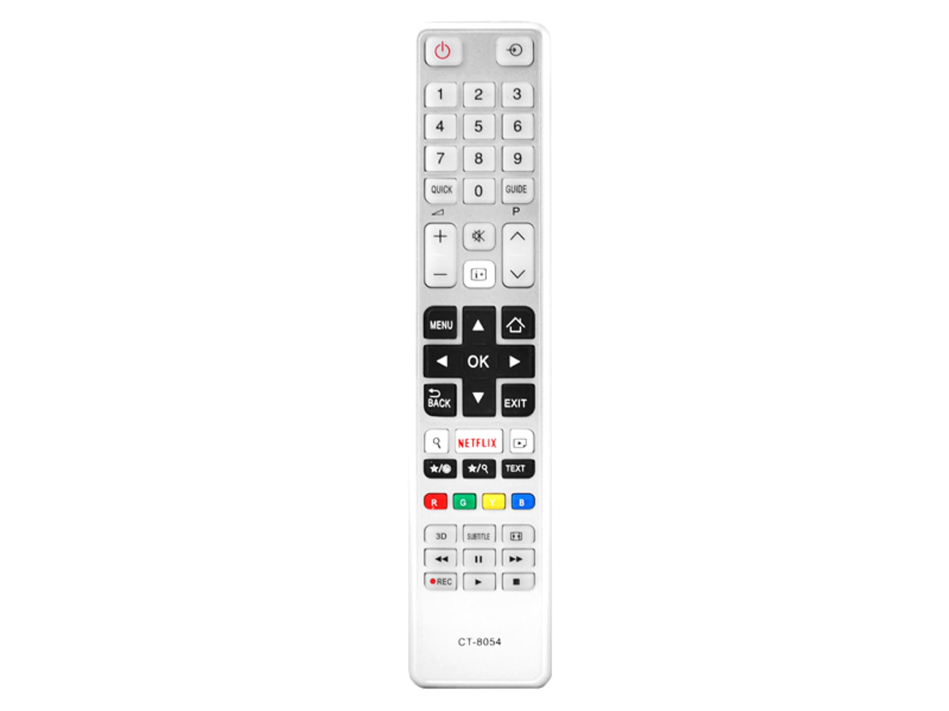 

1 szt. Pilot do TV LCD TOSHIBA CT-8054 3D, NETFLIX.