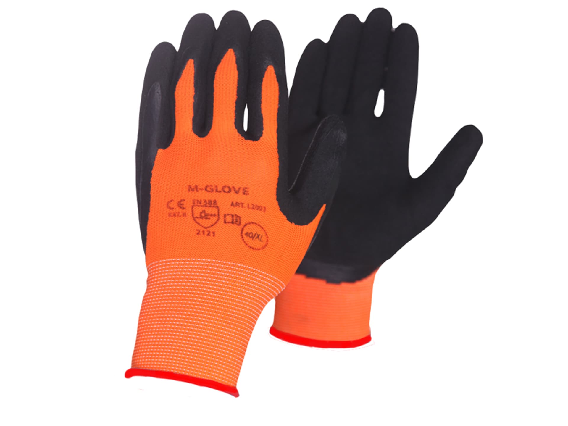 

1 op. Rękawice ochronne 8 LATEX PIANKA ORANGE *12 SUPER L2003 (12par).