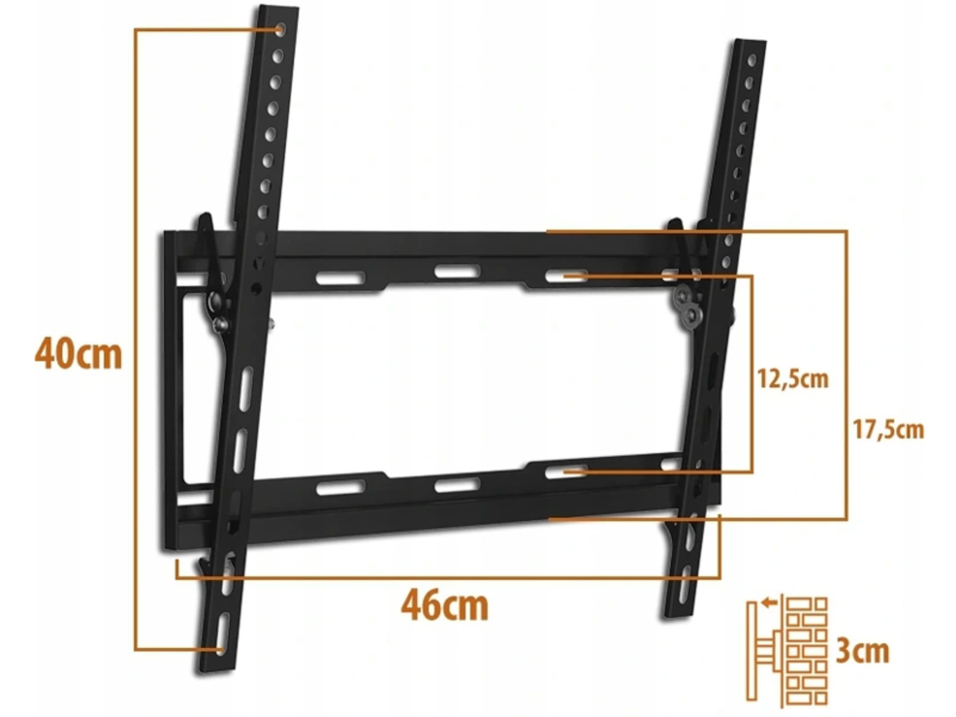 

Uchwyt ścienny do LCD 26-55". (1LM)