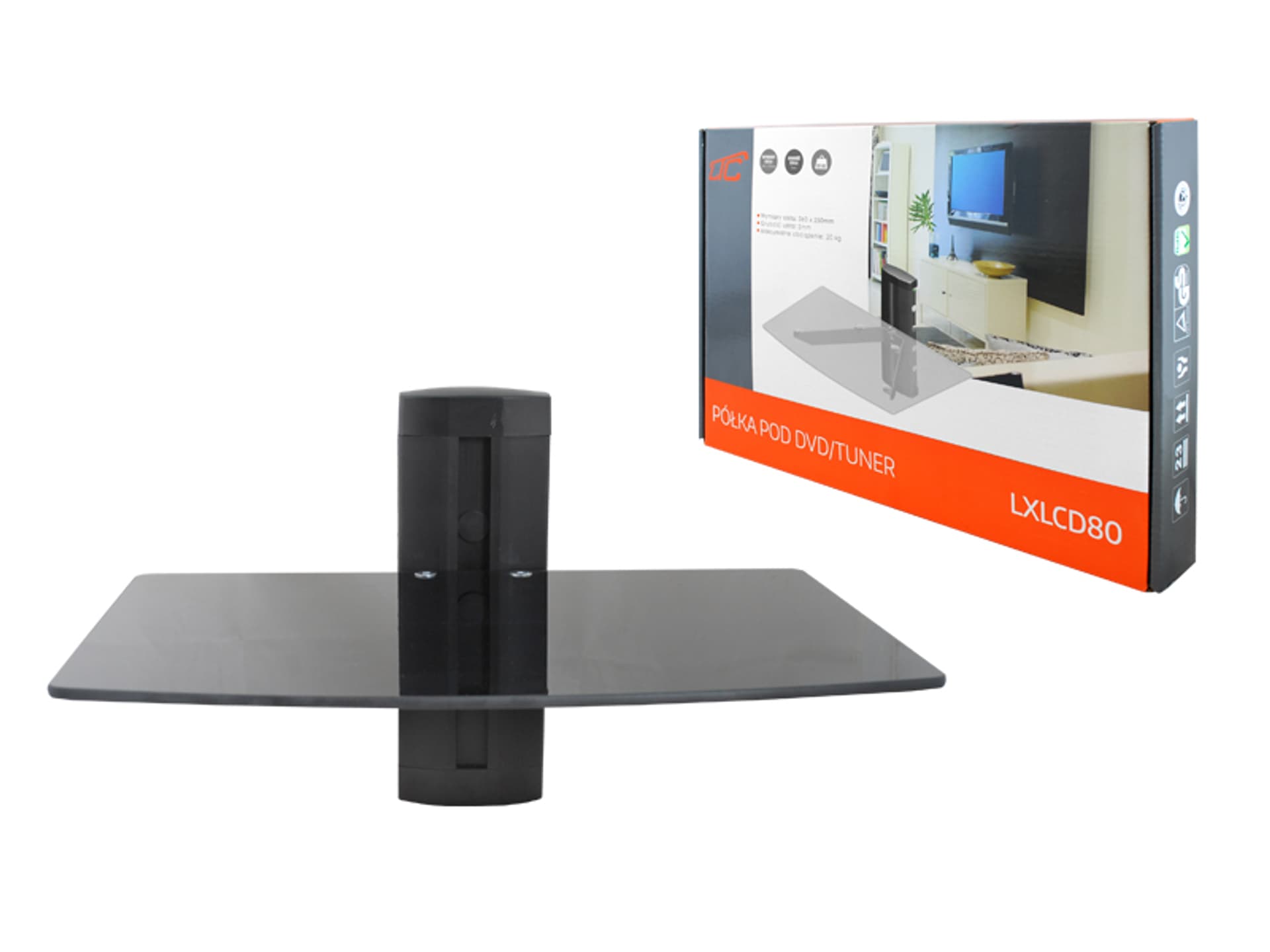 

1 szt. Półka pod DVD/Tuner.
