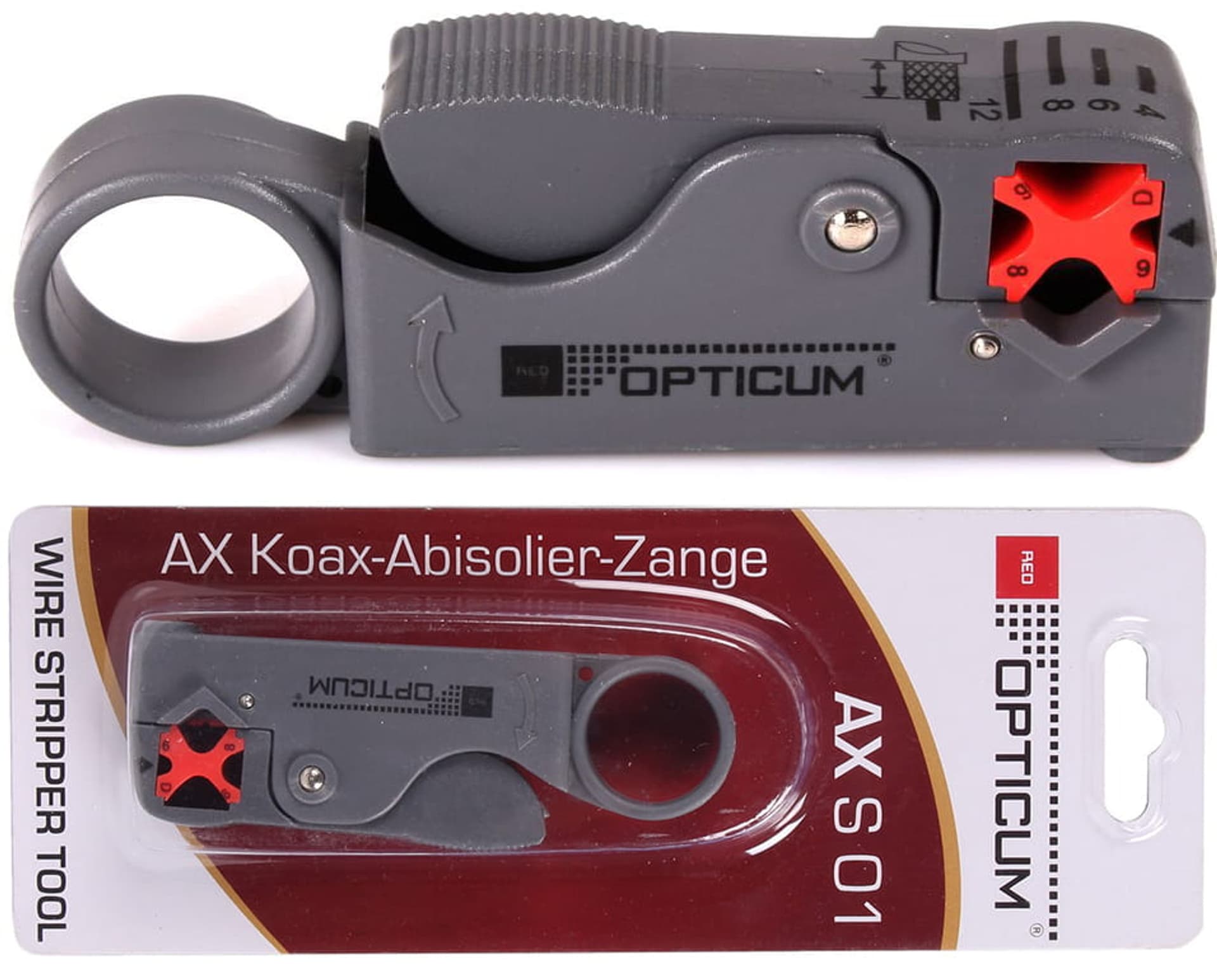 

Ściągacz izolacji Opticum AX S 01 do RG58, 59/62, 6