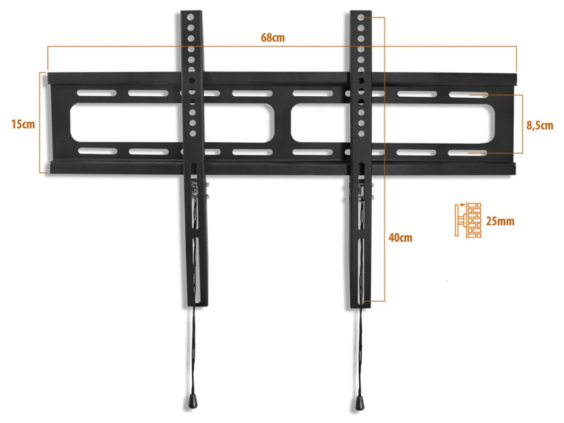 

Uchwyt ścienny do LCD 32-70". (1LM)